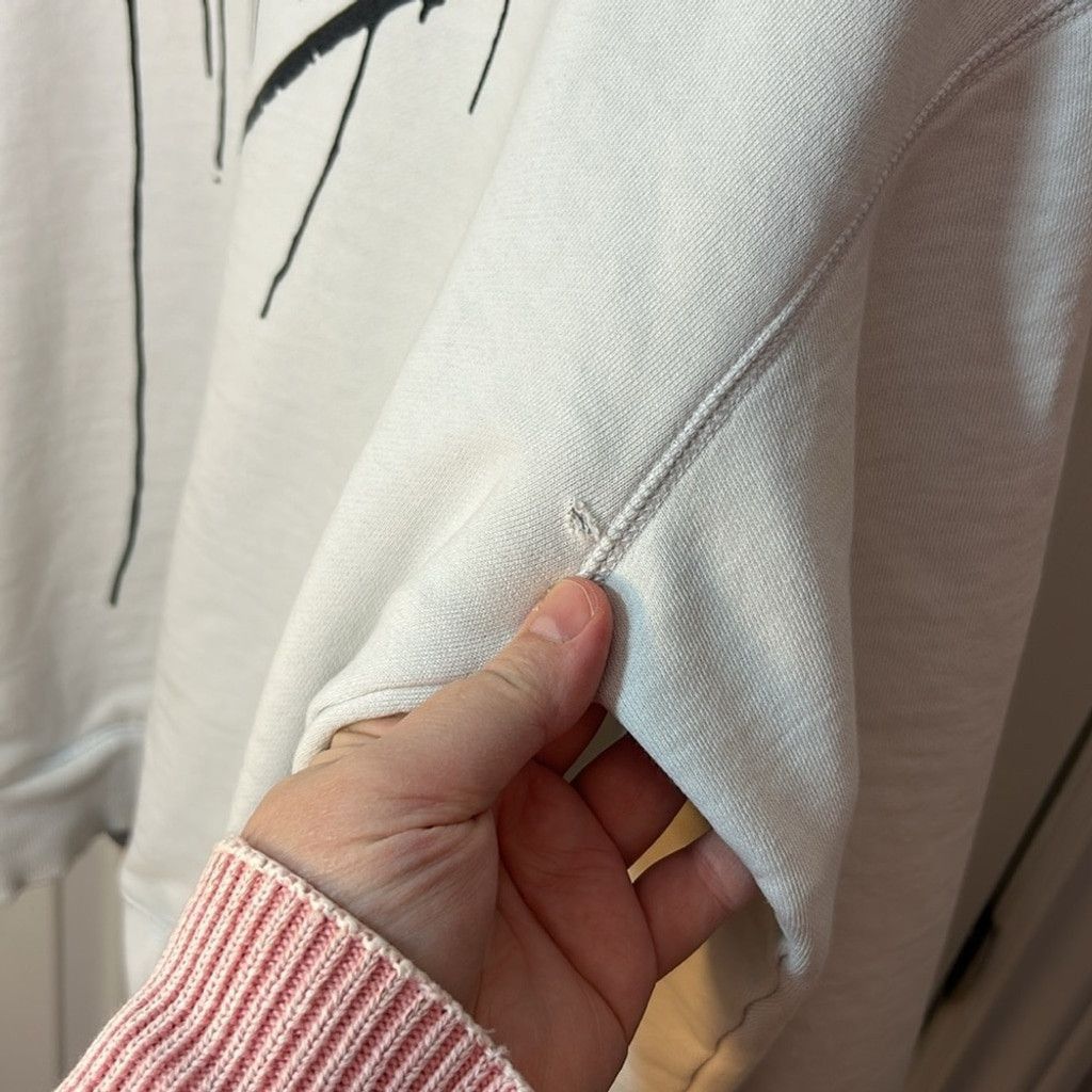 Boy London White BOY London Sweatshirt size M drip logo graffiti Size US M / EU 48-50 / 2 - 8 Thumbnail