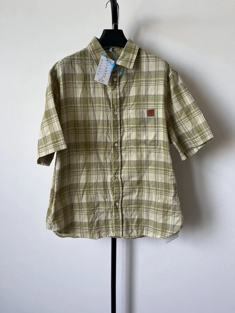Loewe LOEWE size 39 SS23 Embossed Leather Brand Color-Block Plaid Size US M / EU 48-50 / 2 - 1 Thumbnail