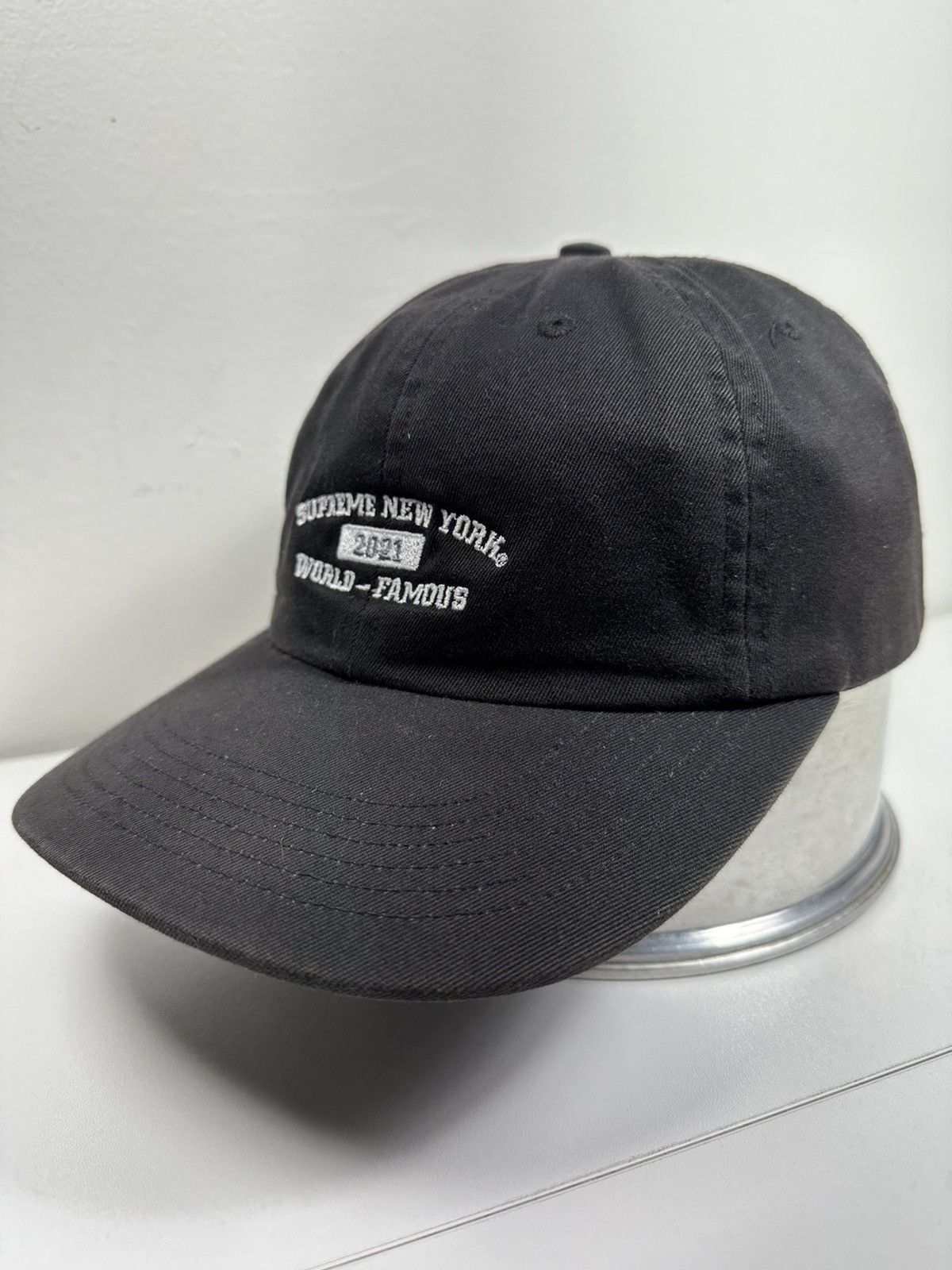 Supreme Supreme World Famous 6-Panel Cap Hat Size ONE SIZE - 4 Thumbnail