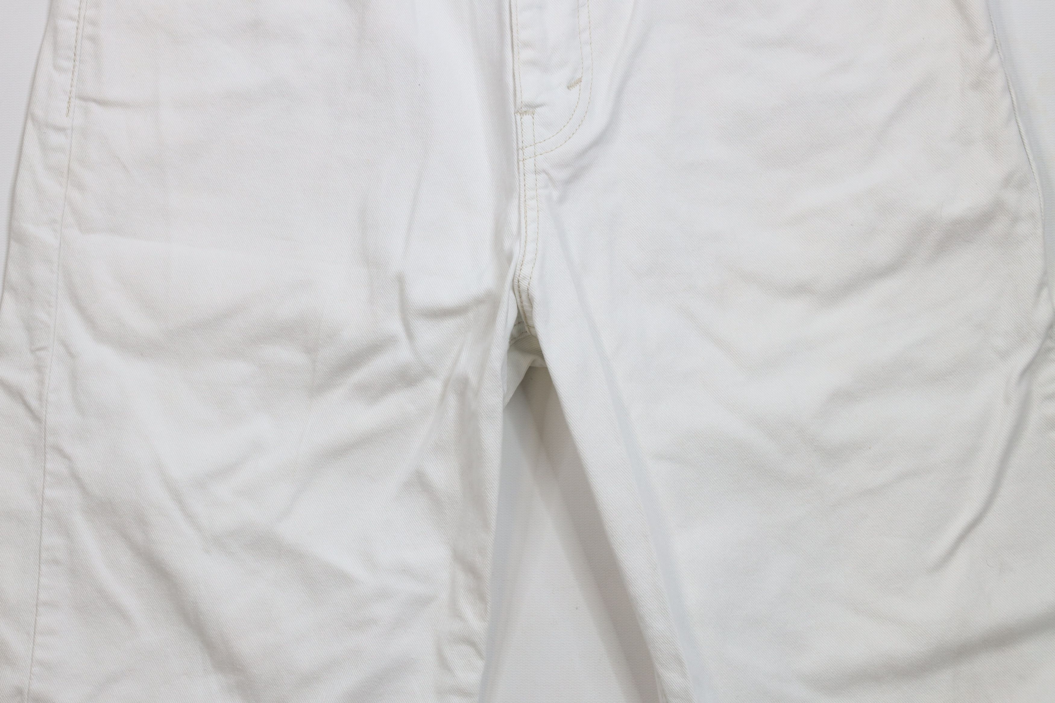 Levi's × Vintage Vintage Y2K Levis 569 Fit Denim Jean Shorts Jorts White Size US 30 / EU 46 - 3 Thumbnail