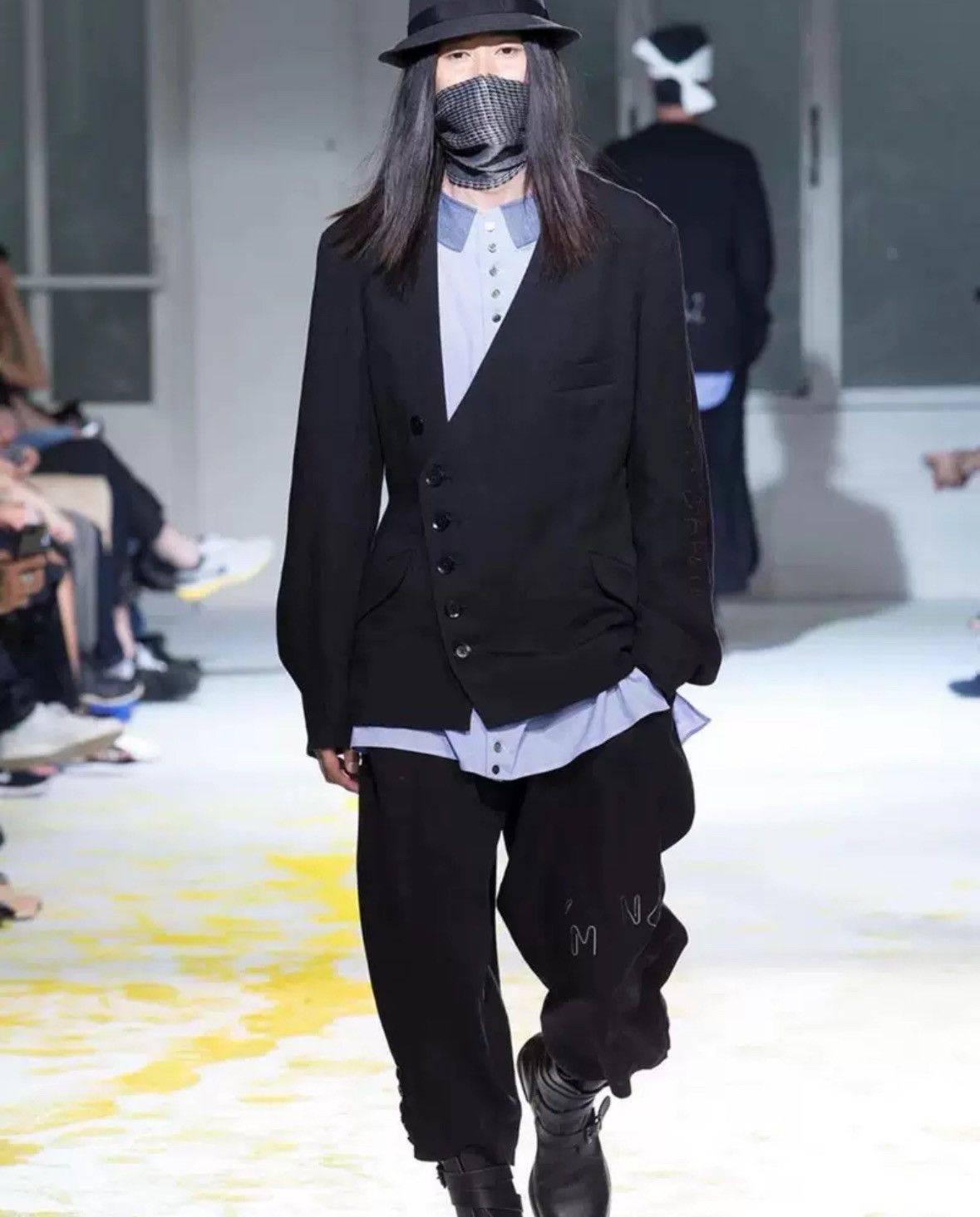 Yohji Yamamoto Yohji Yamamoto 15ss paperclip collarless tracksuit jacket Size US M / EU 48-50 / 2 - 8 Thumbnail