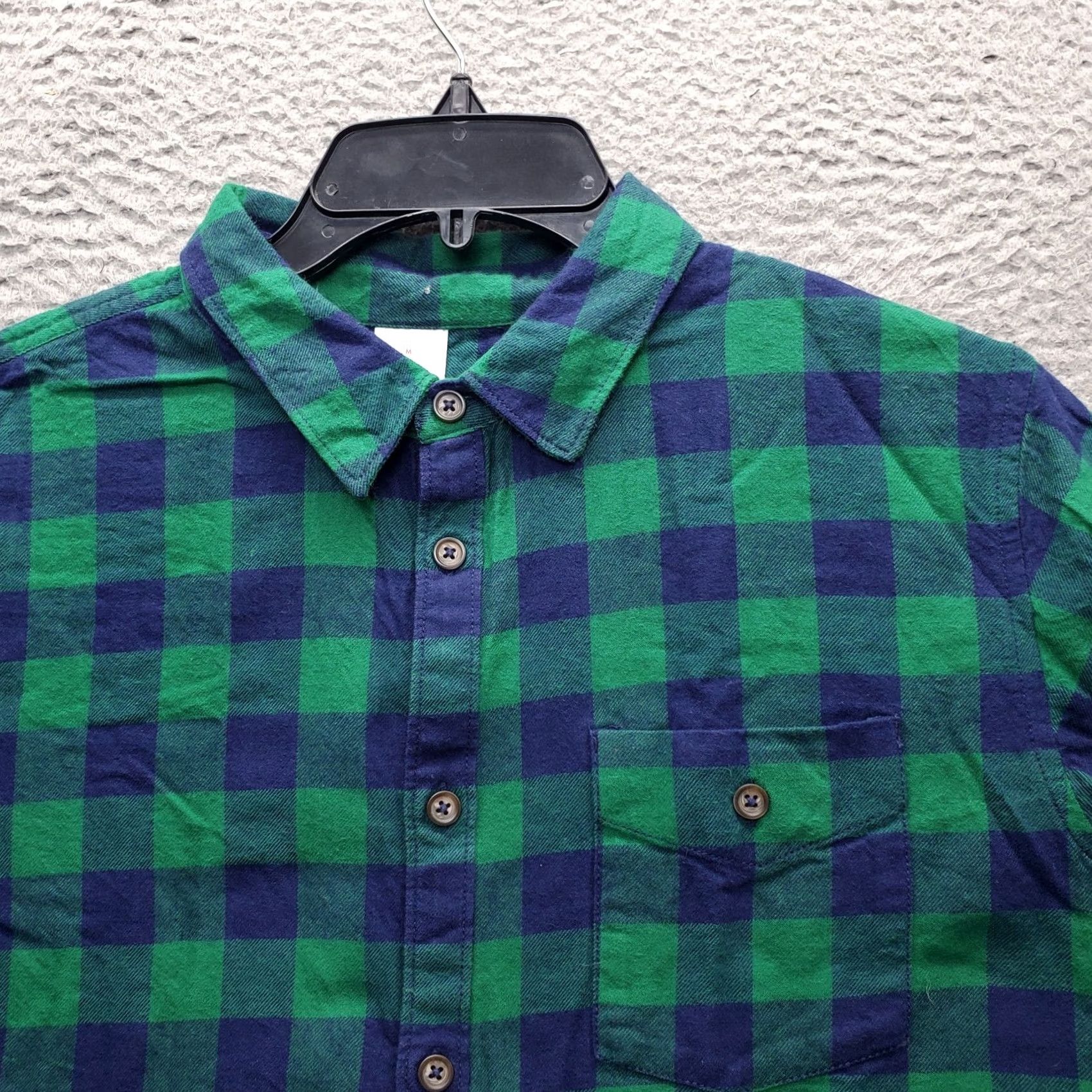 Vintage Hanna Andersson Flannel Shirt Mens M Multi Checkered Pocket Details Button Up Size US M / EU 48-50 / 2 - 7 Thumbnail