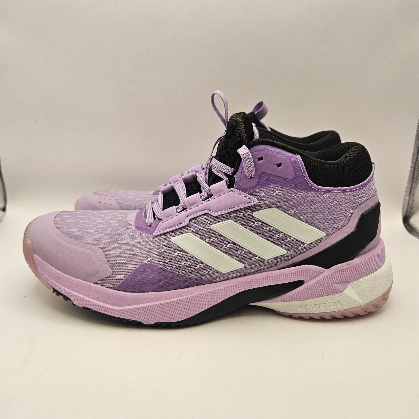 Adidas ADIDAS WOMEN'S 8 CRAZYFLIGHT 6 MID PURPLE INDOOR VOLLEYBALL Size US 8 / IT 38 - 2 Thumbnail