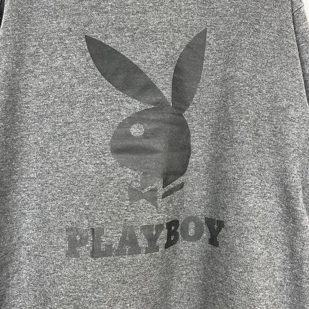 Playboy Vintage Playboy Big Logo Black Sweatshirt Jumper Rare Size US XXL / EU 58 / 5 - 4 Thumbnail