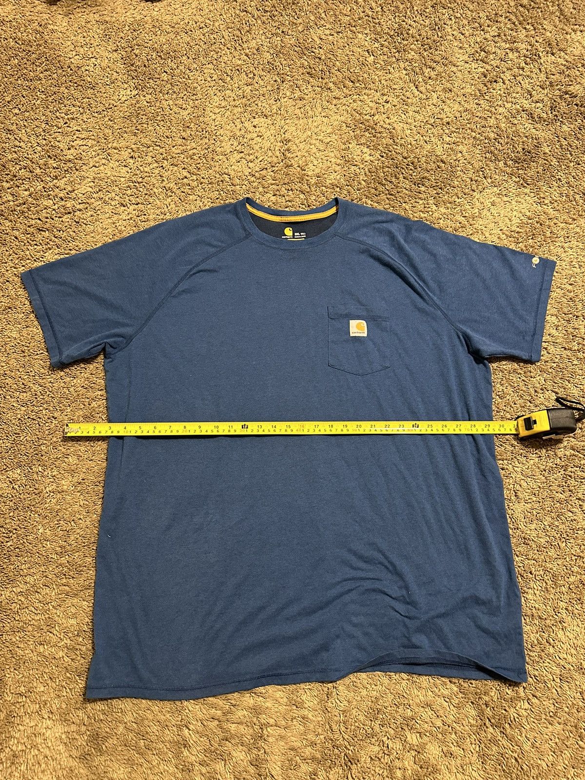 Carhartt × Vintage Vintage Carhartt big boy “triple blue” shirt 00s size 3XL Size US XXL / EU 58 / 5 - 4 Thumbnail