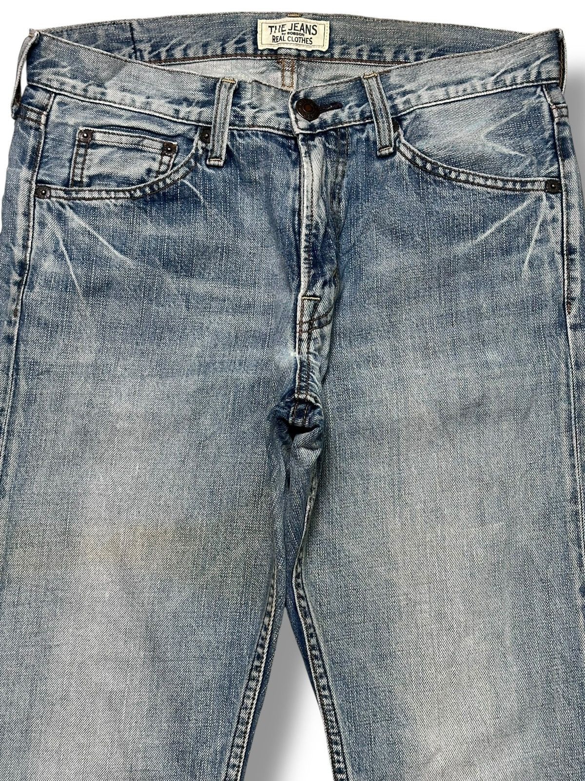 Japanese Brand Bobson Special Edition Flare Jeans – Light Blue Wash & Faded Size US 32 / EU 48 - 2 Thumbnail