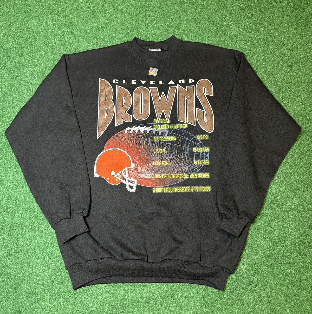 90s DEADSTOCK Cleveland Browns Logo Athletic RARE Crewneck