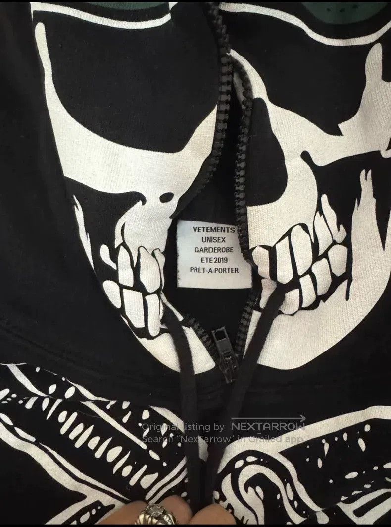 Vetements Vetements Skull Double Guns Zip-up Hoodie Size US M / EU 48-50 / 2 - 2 Thumbnail