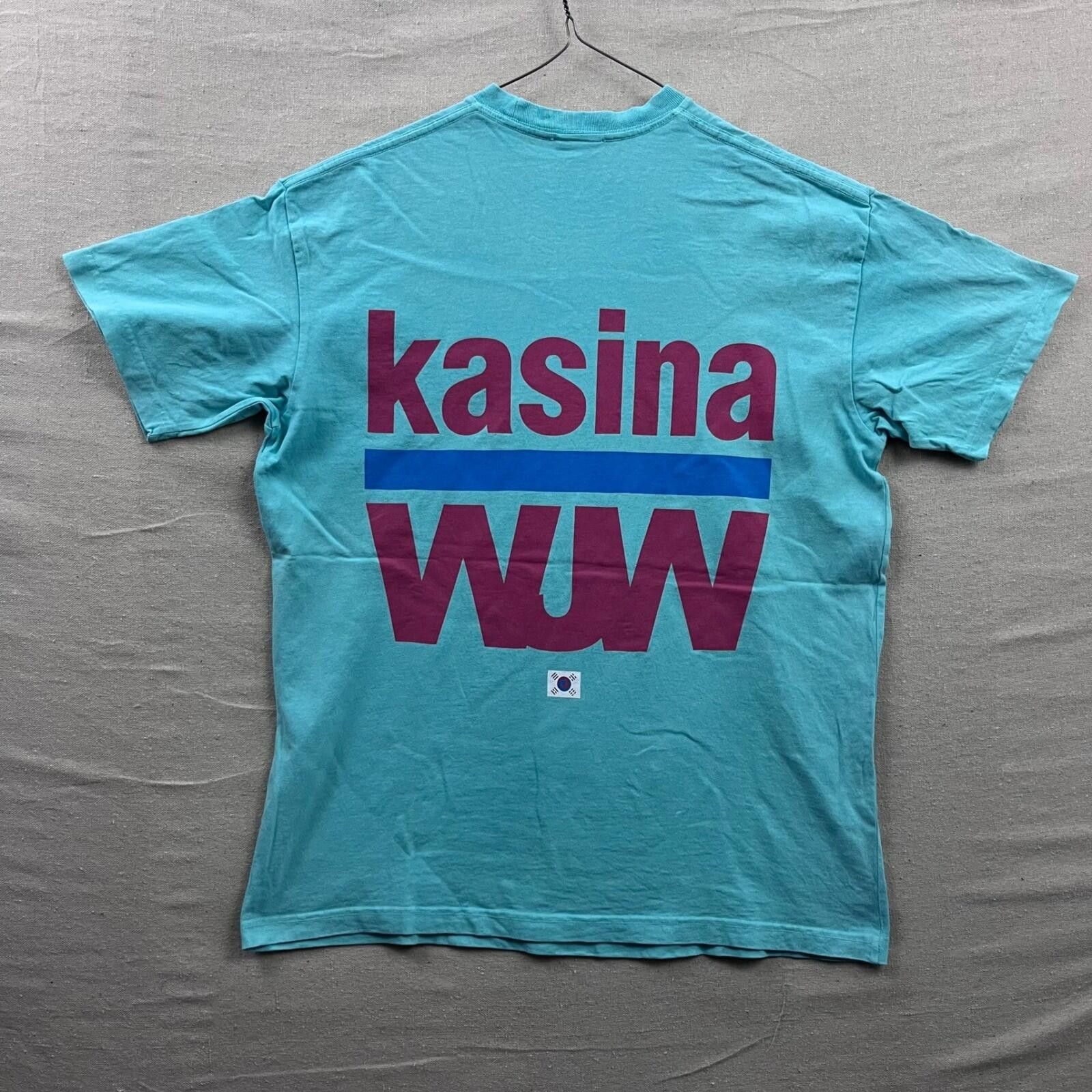 Other WhoJungWoo x Kasina Teal Graphic T-Shirt Men Medium Made in Size US M / EU 48-50 / 2 - 2 Thumbnail