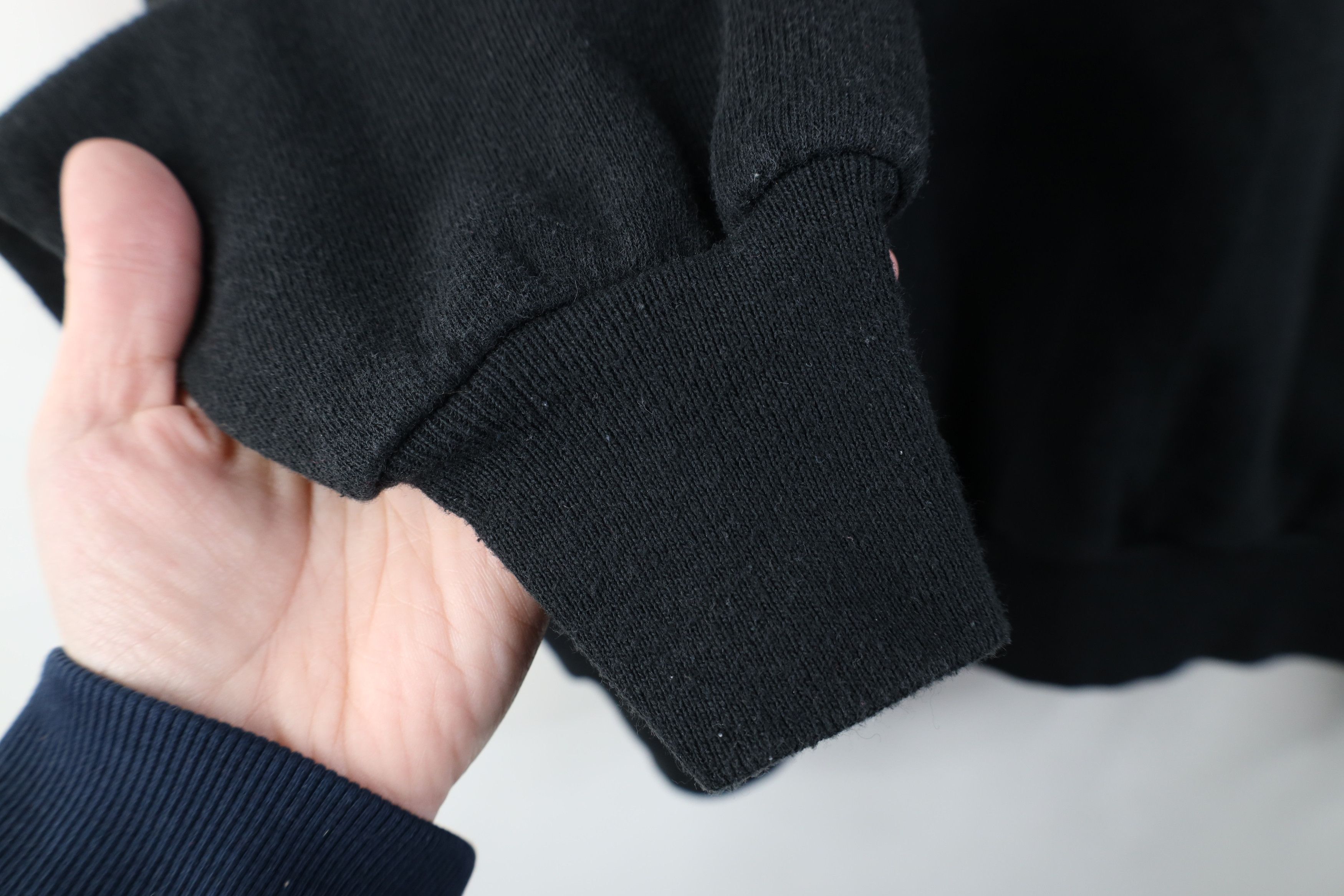 Vintage Vintage 90s Montana Big Sky Turtleneck Sweatshirt Black USA Size L / US 10 / IT 46 - 8 Thumbnail