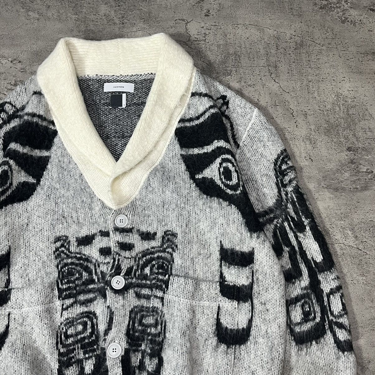 Facetasm FACETASM Totem Pole Cardigan AW16 Size US XL / EU 56 / 4 - 4 Thumbnail