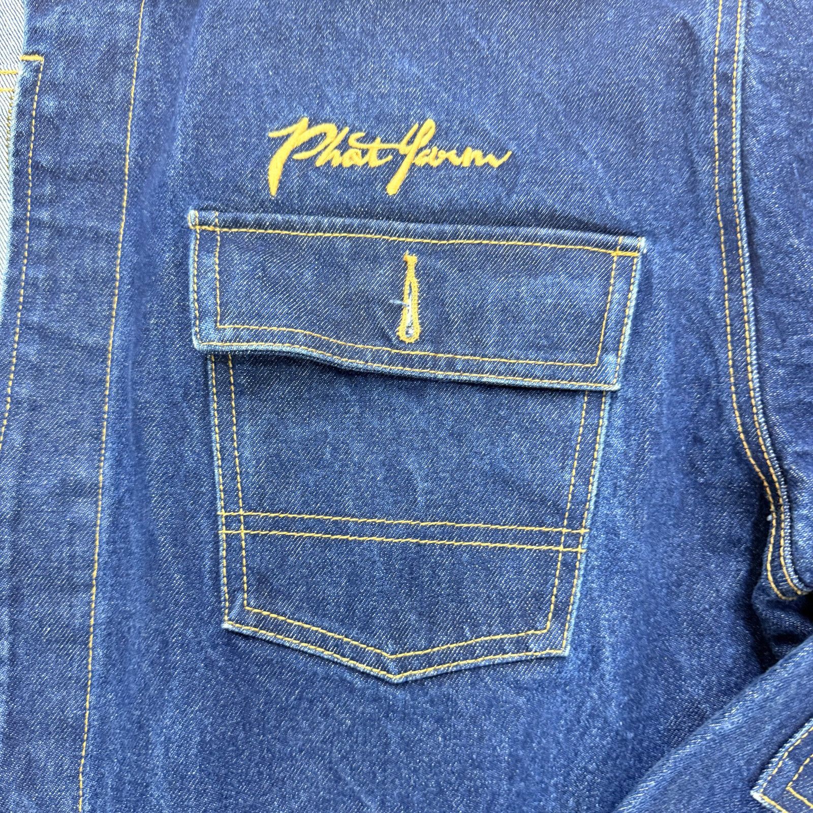 Phat Farm Vintage Phat Farm Denim Jacket Size US XXL / EU 58 / 5 - 4 Thumbnail