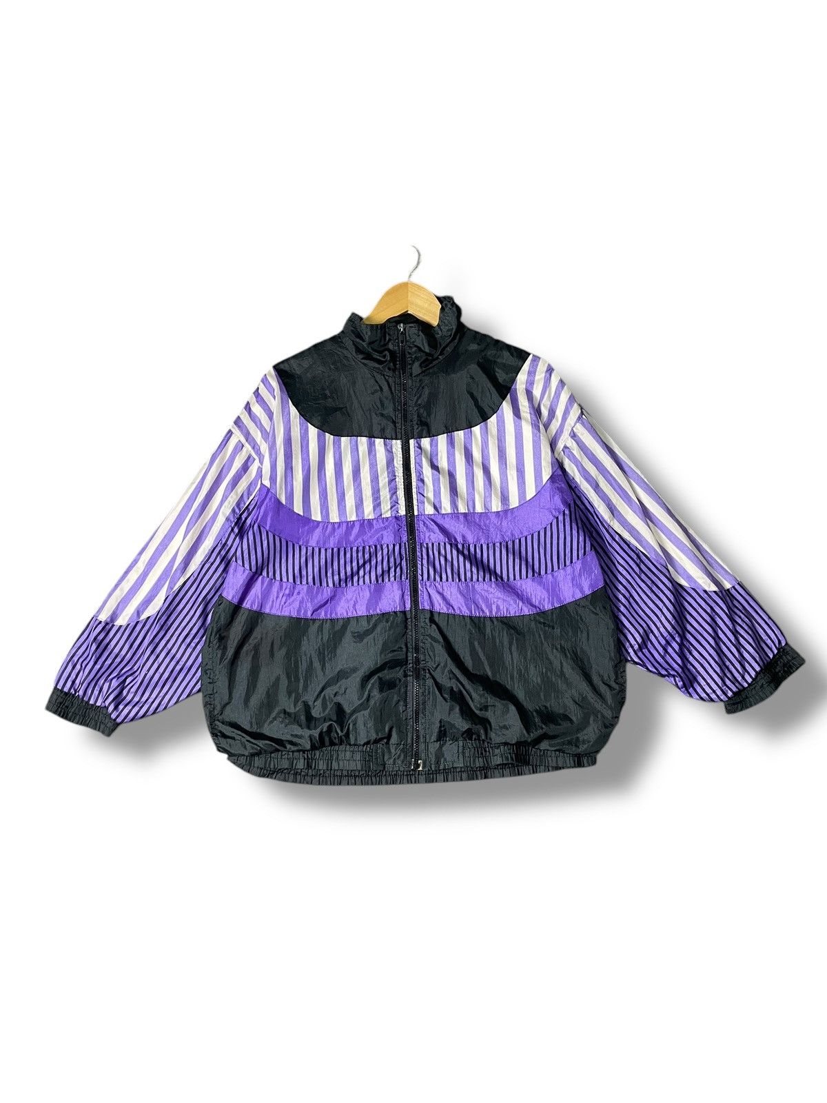 Crossroads Striped Color Block Track Jacket (42)