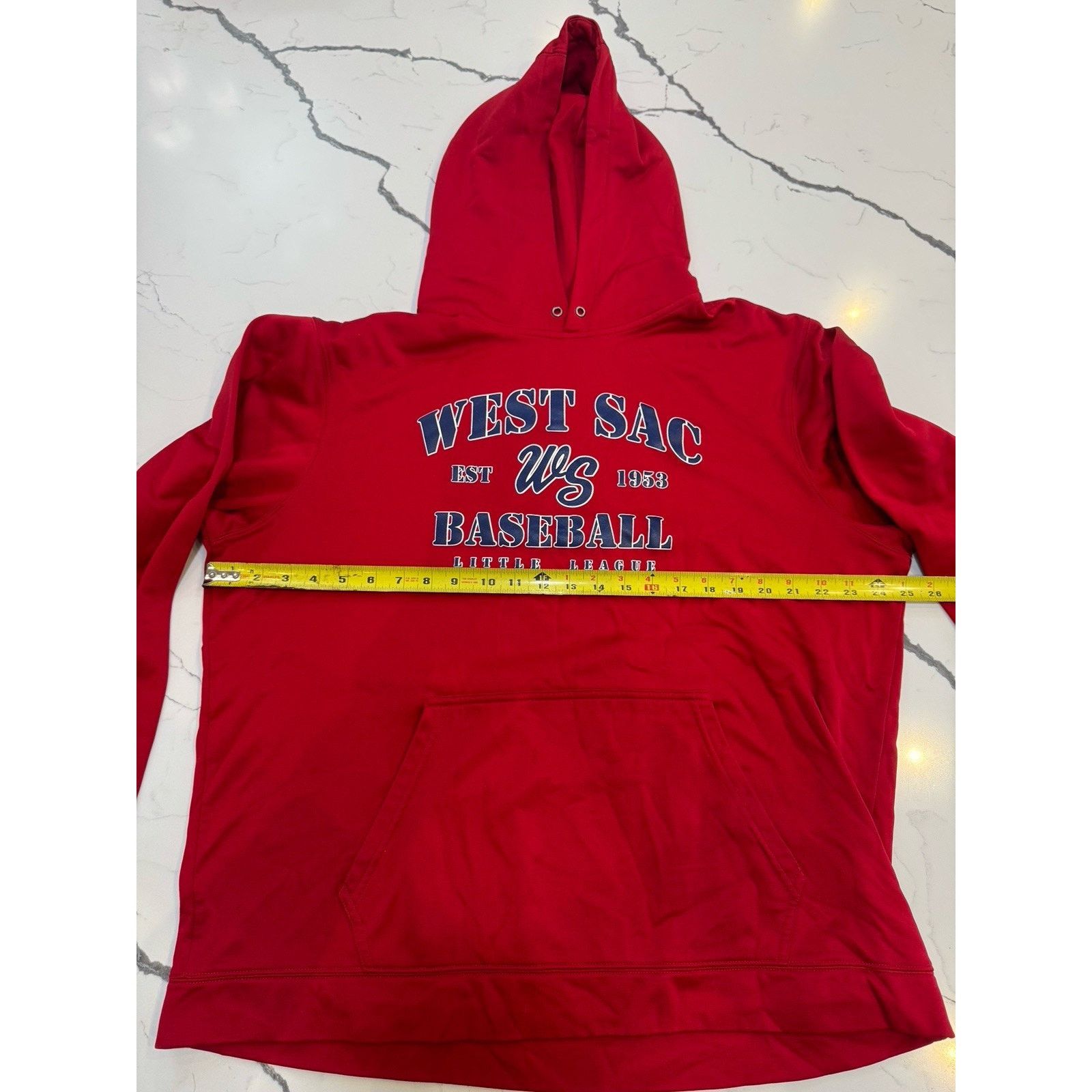 Anti Social Social Club Sport-Tek XL Red Hoodie West Sac Baseball Little League Size US XL / EU 56 / 4 - 3 Thumbnail