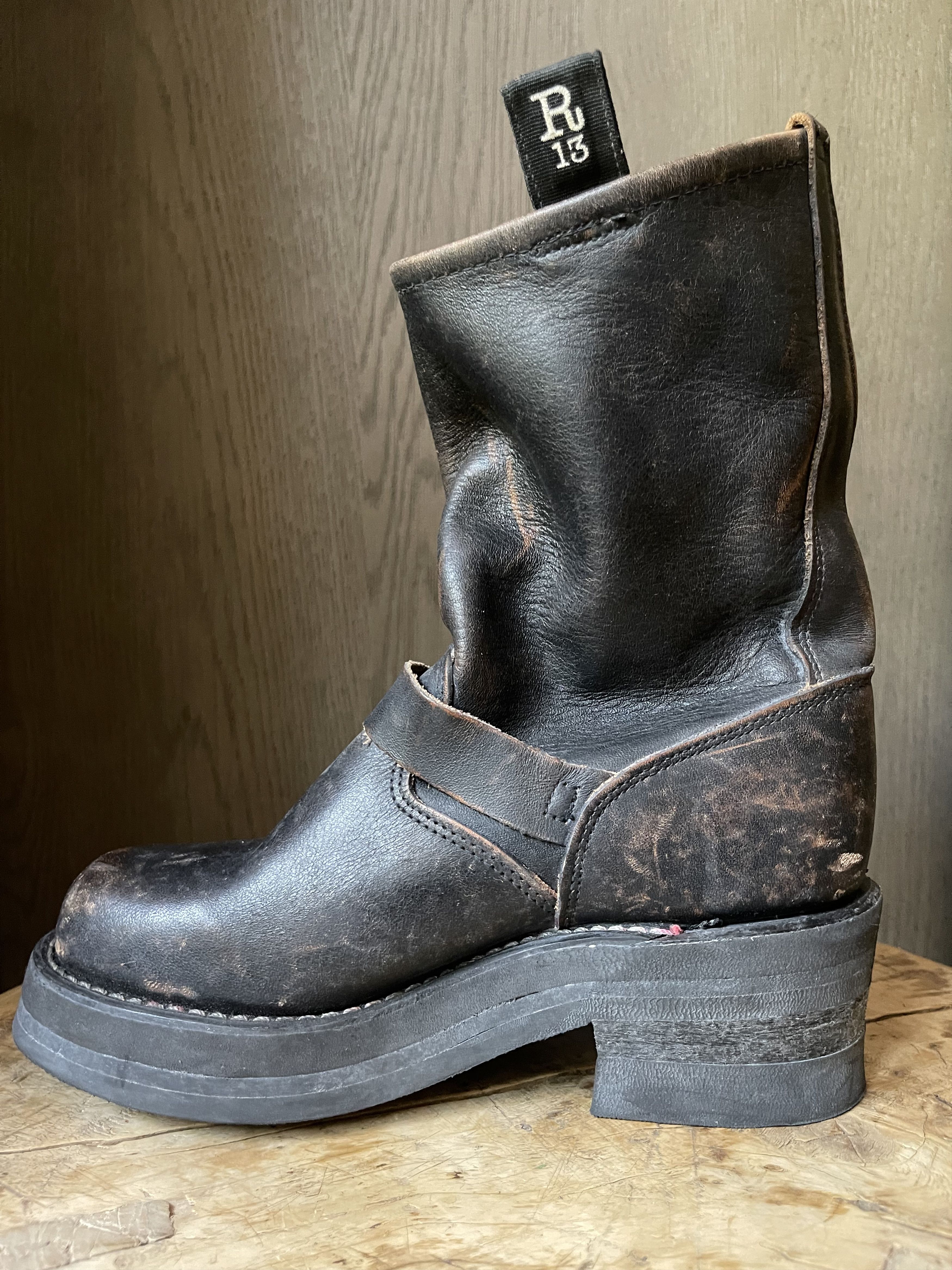Frye × R13 Ultra Rare R13 X Frye Engineer Boots | 1 of a Kind |sz 6.5/7 Size US 6.5 / IT 36.5 - 2 Thumbnail