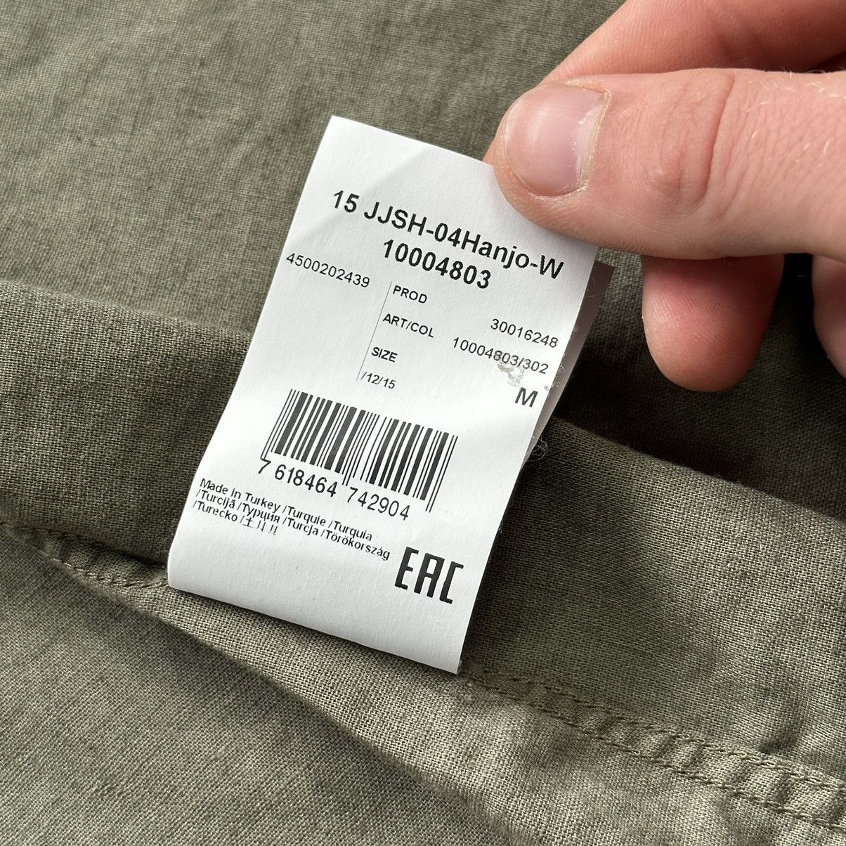 Designer Joop Jeans Shirt Hanjo-W Khaki Linen Cotton Men’s Size M Size US M / EU 48-50 / 2 - 20 Thumbnail