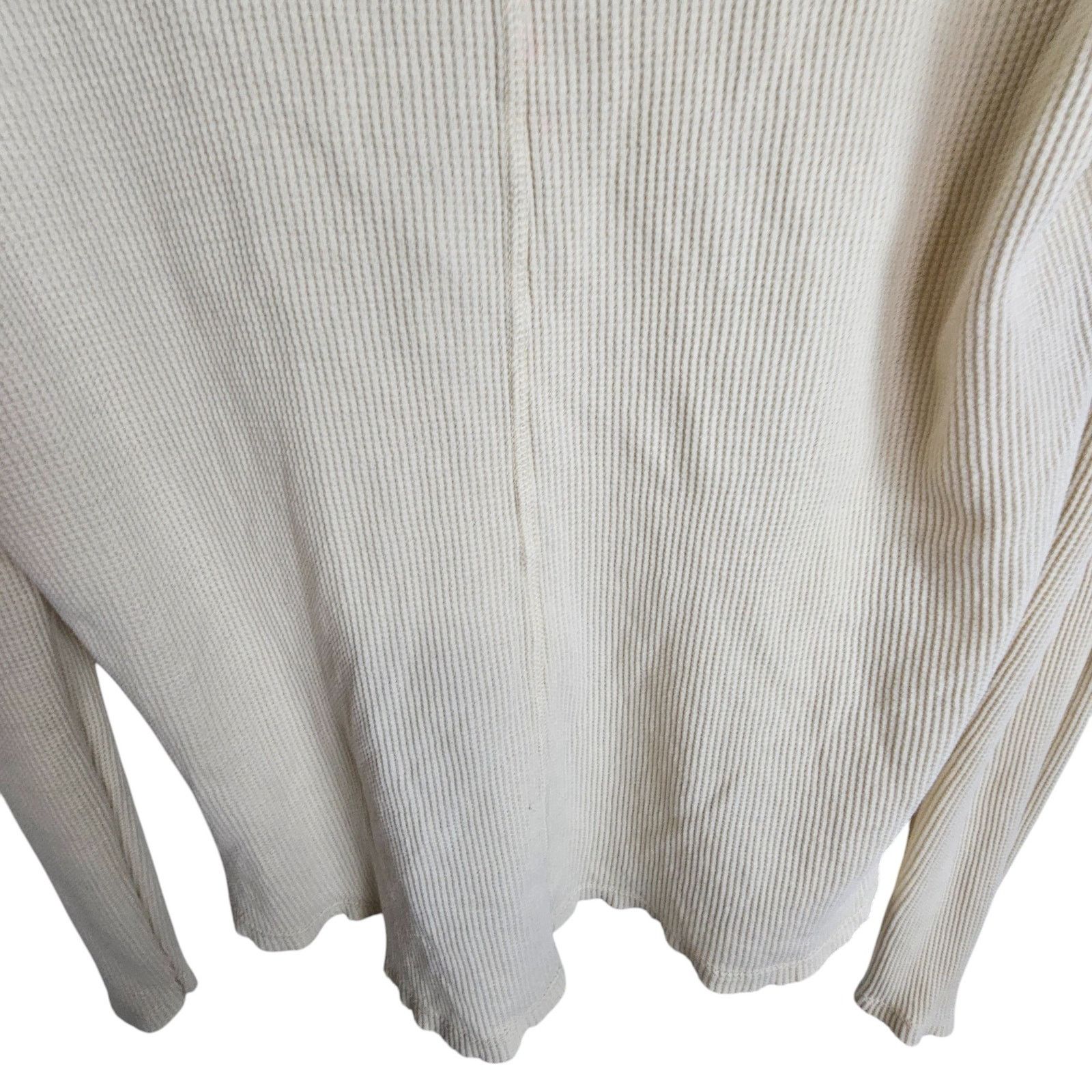 Sundry Sundance Womens Thermal Waffle Knit Top M Minimalist Casual Size M / US 6-8 / IT 42-44 - 3 Thumbnail