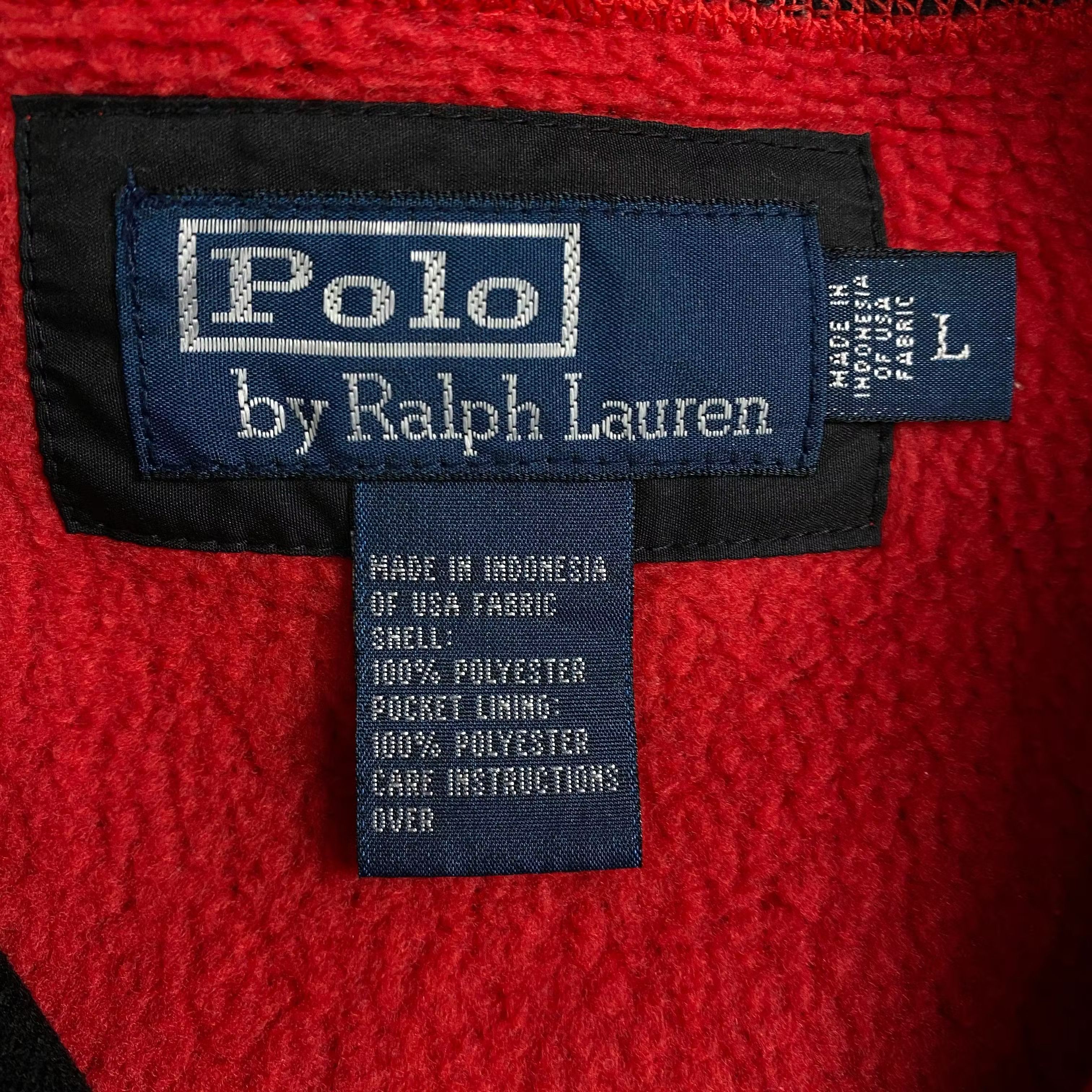 Polo Ralph Lauren × Ralph Lauren × Vintage Fleece Bomber Jacket Polo by Ralph Lauren Vintage Size L Size US L / EU 52-54 / 3 - 4 Thumbnail
