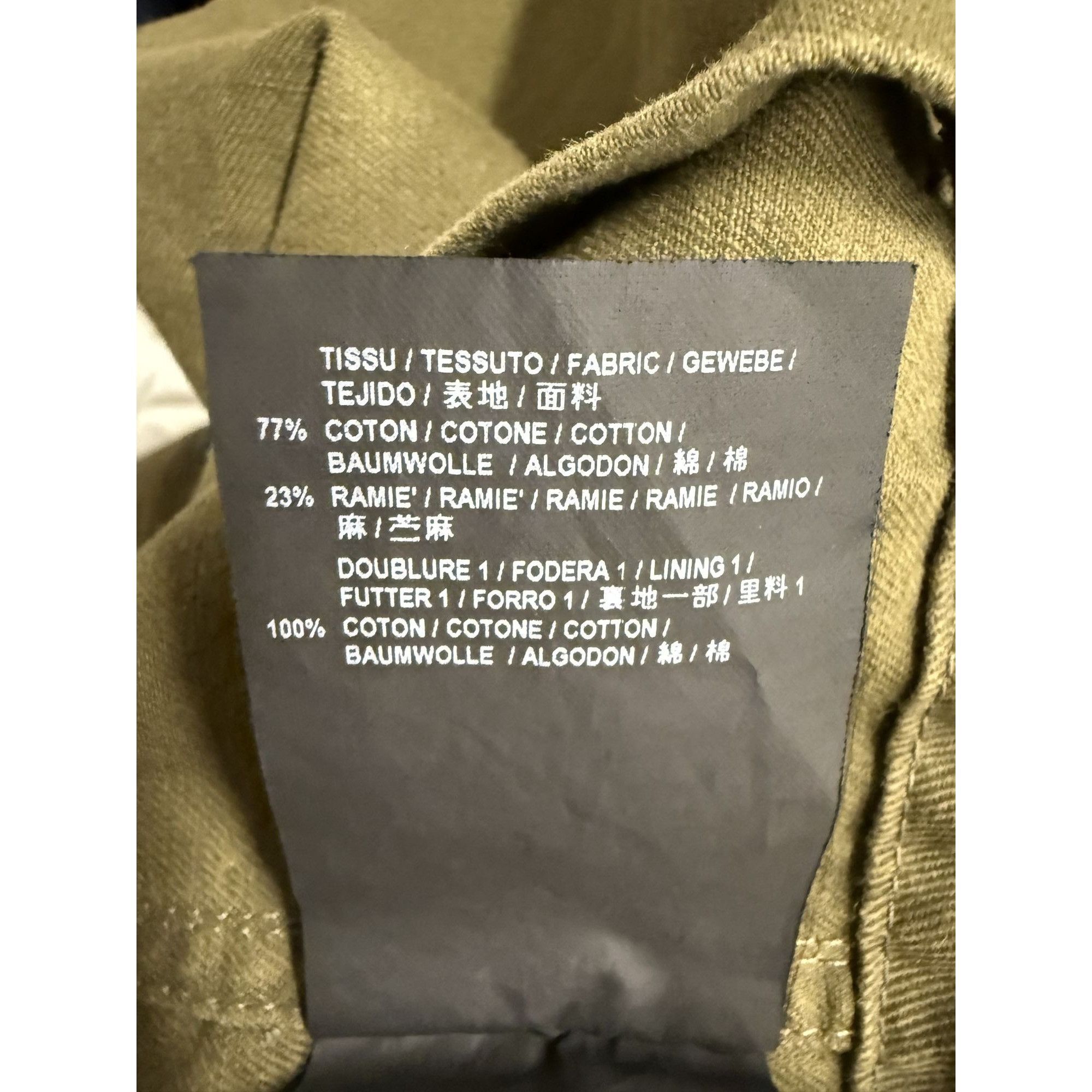 Saint Laurent Paris Saint Laurent Olive Green Military Jacket Size 44 Made In It Size M / US 6-8 / IT 42-44 - 5 Thumbnail