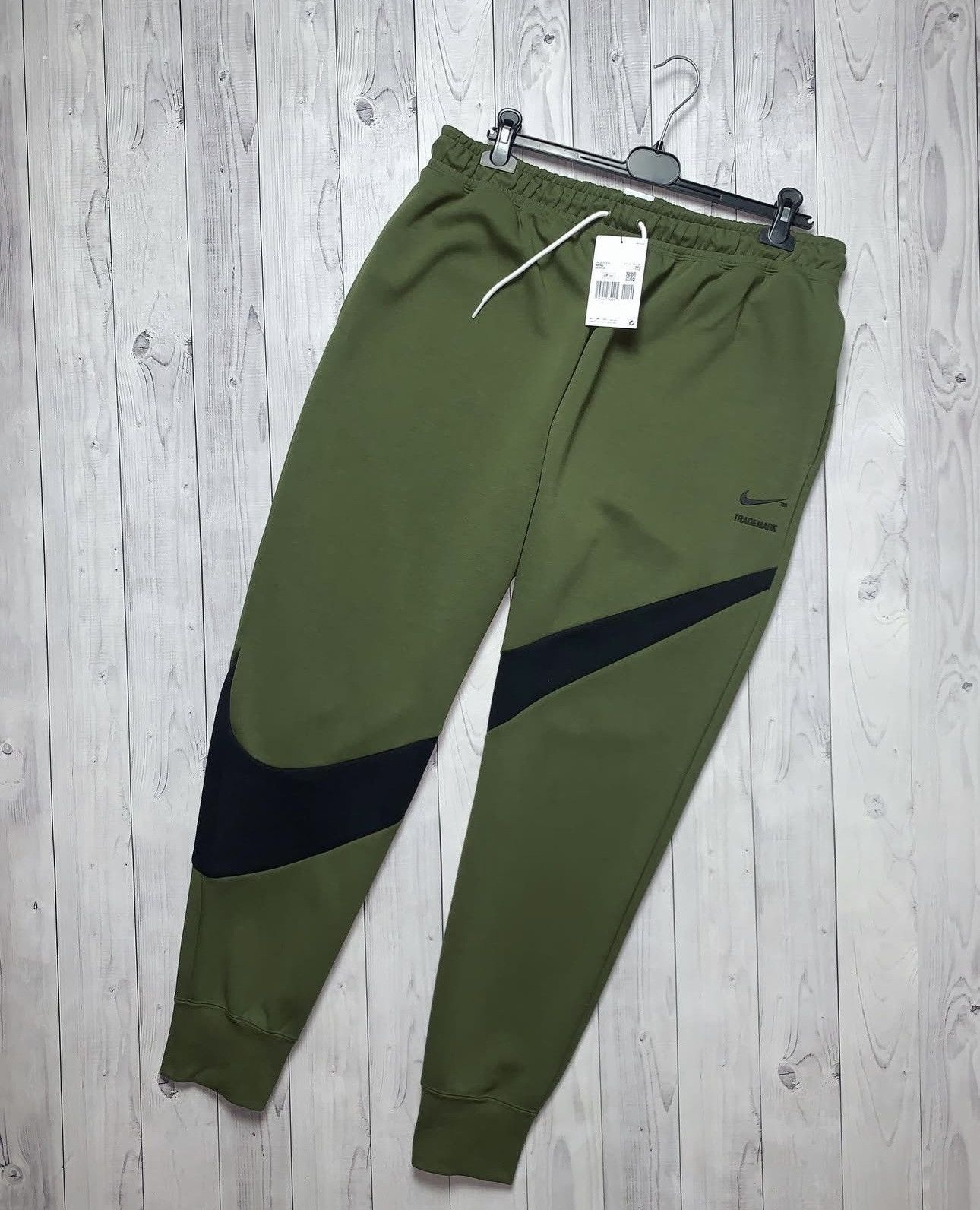 Nike × Vintage Nike tech fleece big swoosh tracksuit khaki rare logo size L Size US L / EU 52-54 / 3 - 6 Thumbnail