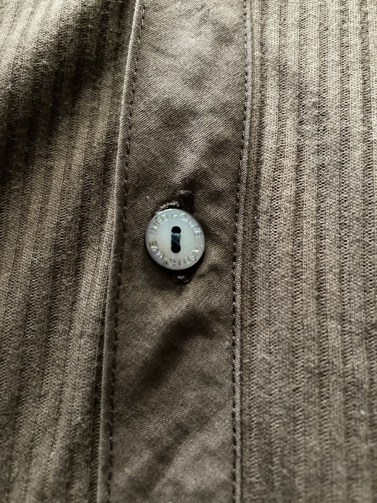 Japanese Brand × Yohji Yamamoto Inéd Homme Ribbed Gauze Knit Longsleeve Unisex Polo Size US M / EU 48-50 / 2 - 4 Thumbnail