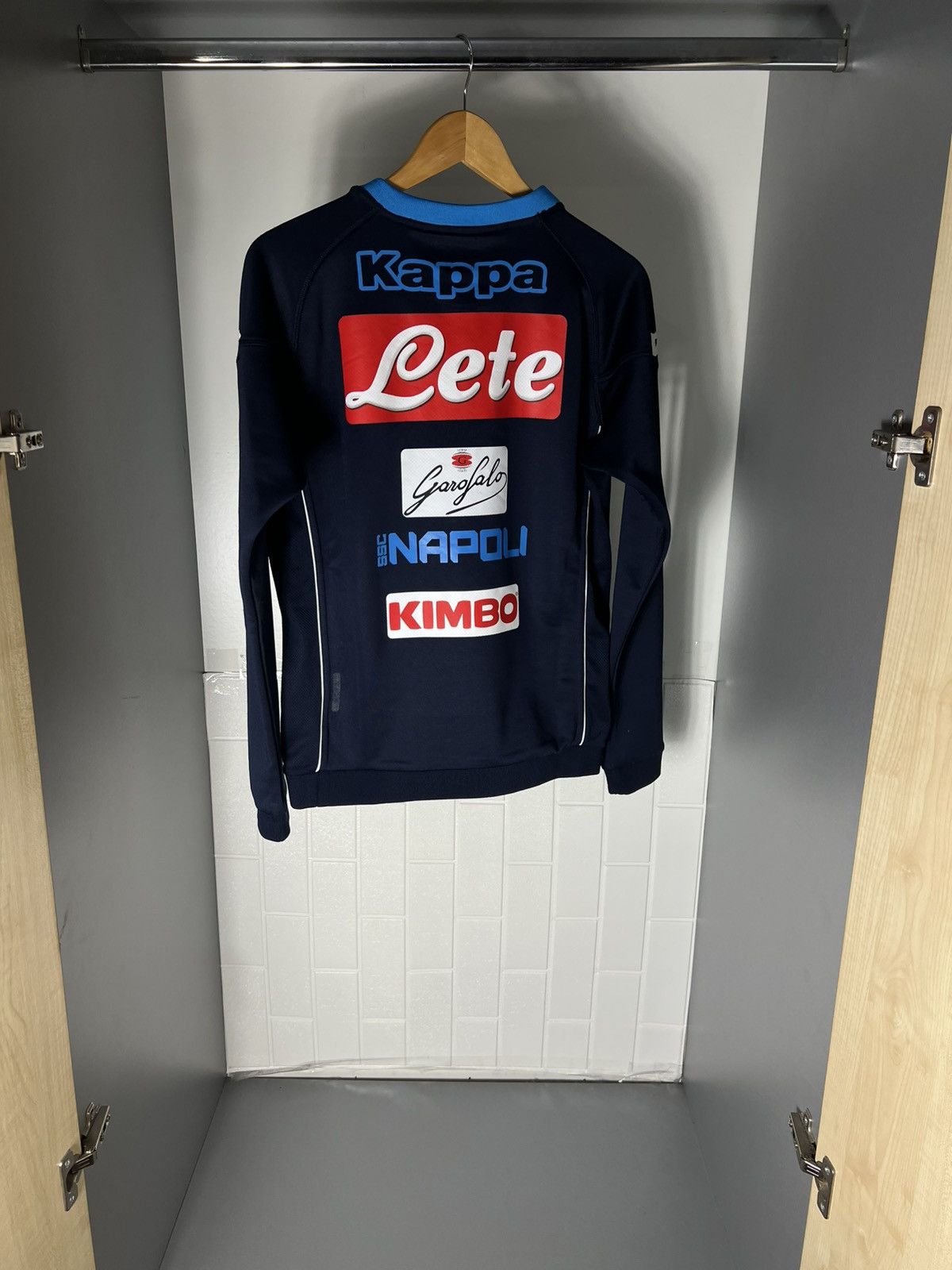 Kappa VINTAGE KAPPA FC NAPOLI ITALY RETRO SOCCER JERSEY Y2K 90s Size US S / EU 44-46 / 1 - 23 Thumbnail