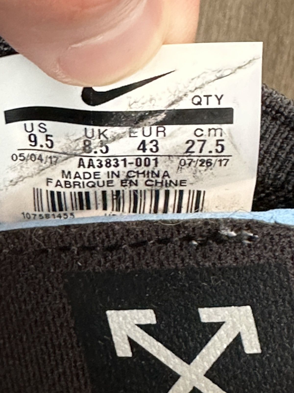 Nike × Off-White Nike X Air Vapormax the 10 Size US 9.5 / EU 42-43 - 5 Thumbnail