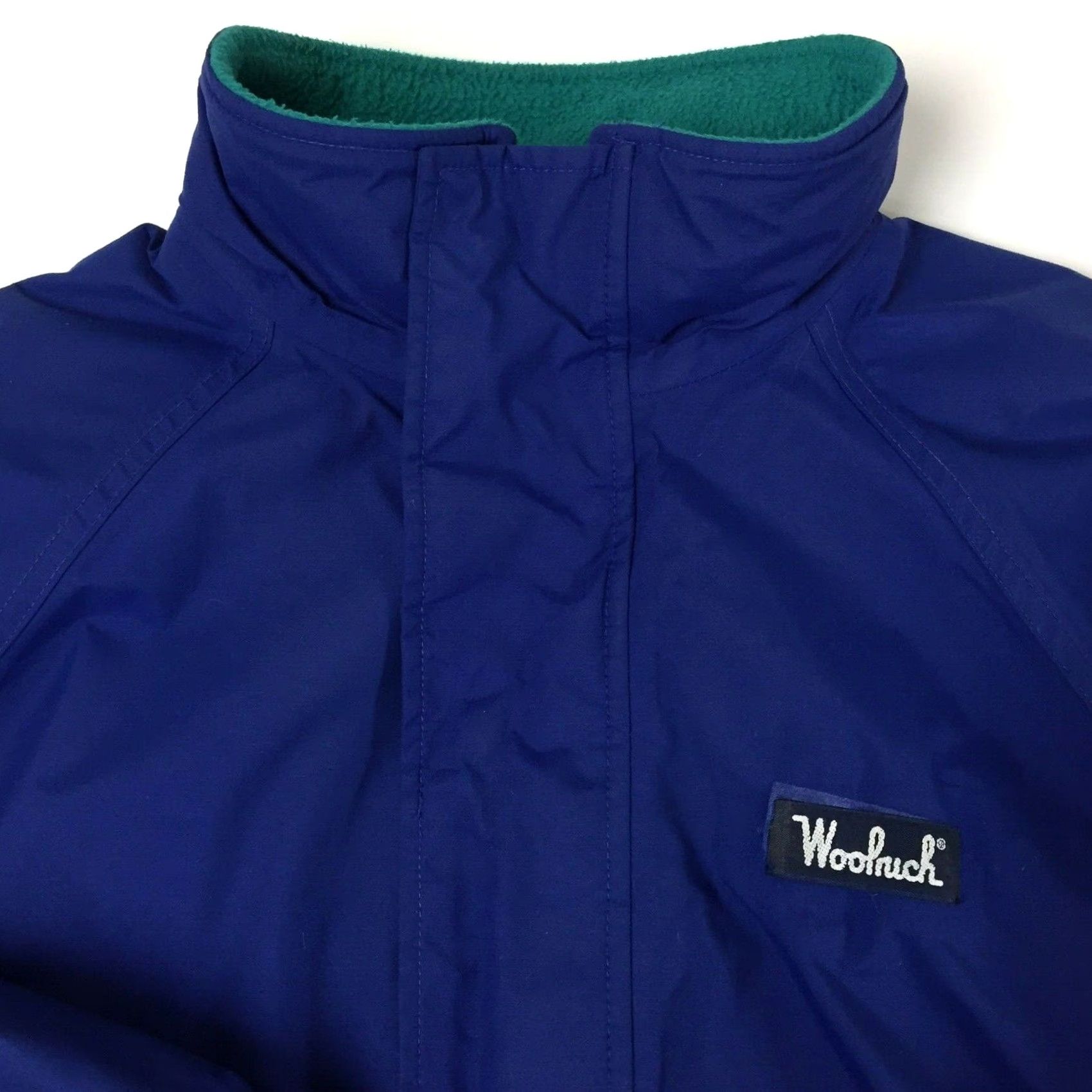 Vintage VINTAGE Woolrich Jacket Mens Large Blue Nylon Bomber Polarplus Lined Full Zip Polyester Blend Size US L / EU 52-54 / 3 - 2 Thumbnail