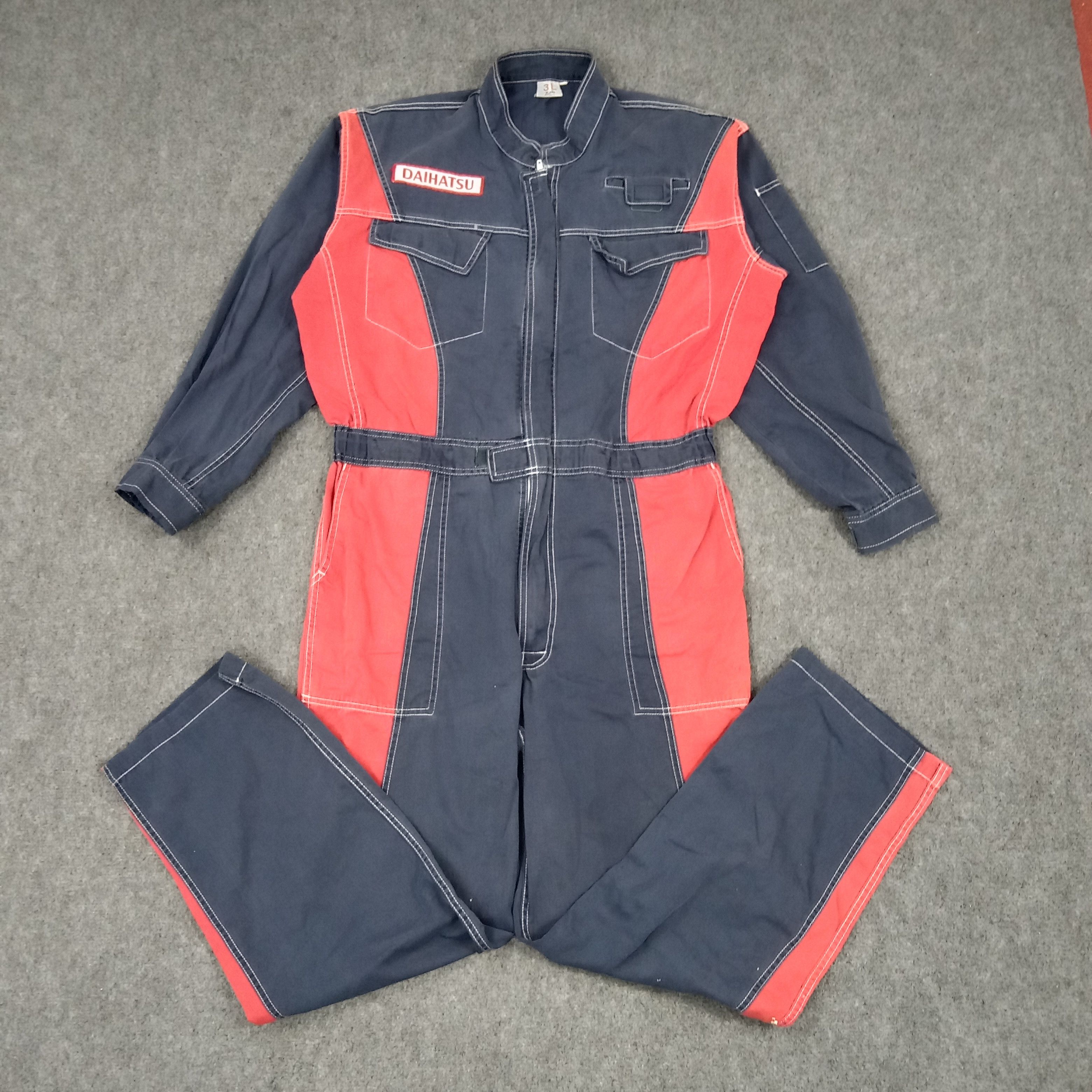 Japanese Brand × Vintage Daihatsu Japanese Motorsports Racing Coverall Jacket Size US XL / EU 56 / 4 - 4 Thumbnail