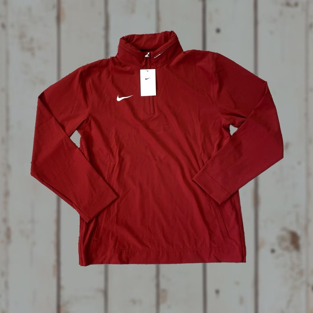 Nike Nike Football Coaches Jacket Mens Md 1/4 Zip Long Sleeve Hooded Pullover New Size US M / EU 48-50 / 2 - 1 Thumbnail