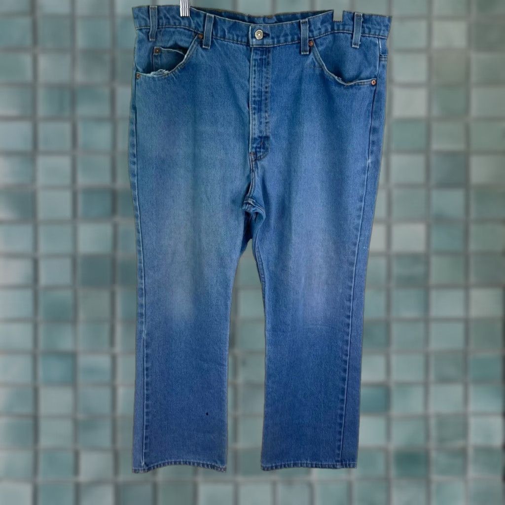 Levi's VINTAGE Levi's 80s Straight Leg Denim Jeans Size 38x29 Blue Mens Size US 38 / EU 54 - 1 Thumbnail