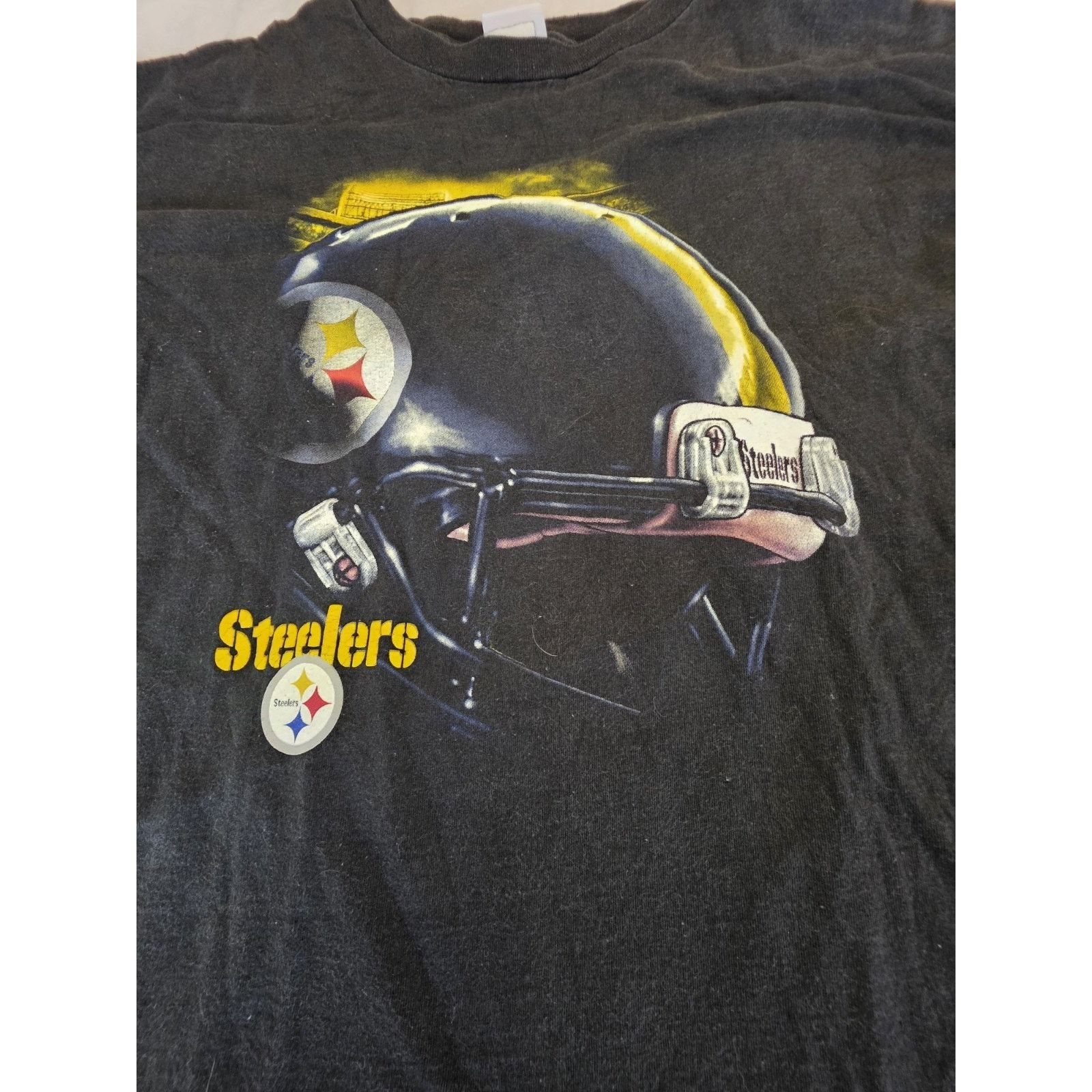Riddell vintage 1990s Riddell Pittsburgh Steelers NFL football Size US XXL / EU 58 / 5 - 2 Thumbnail