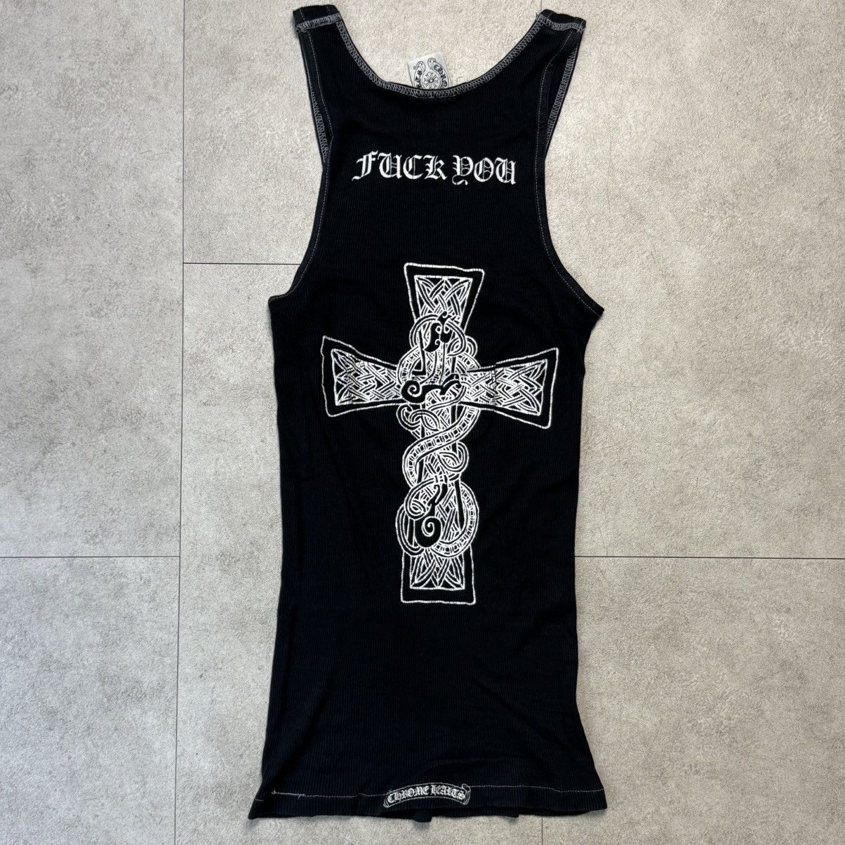 Chrome Hearts Chrome Hearts Fuck You Celtic Tank Top No
