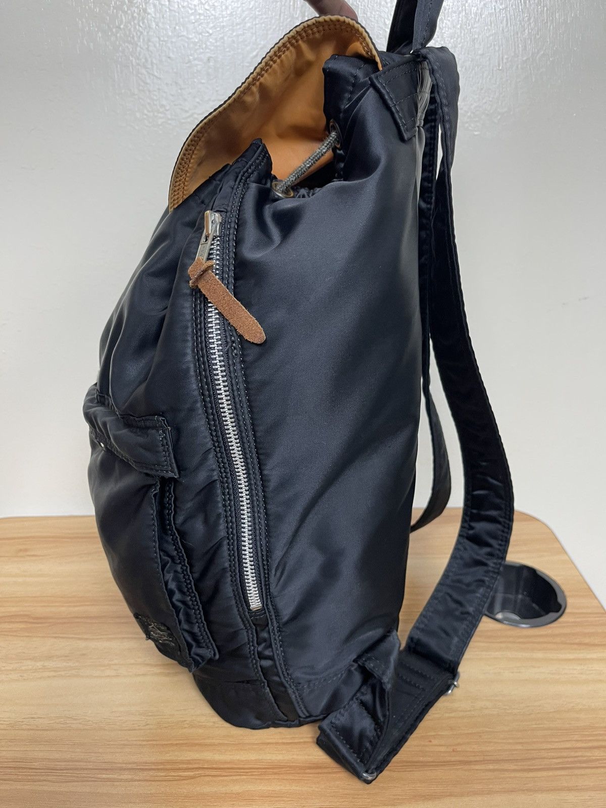 Porter Porter Tanker Rucksack Backpack Drawstring Nylon Black Size ONE SIZE - 8 Thumbnail