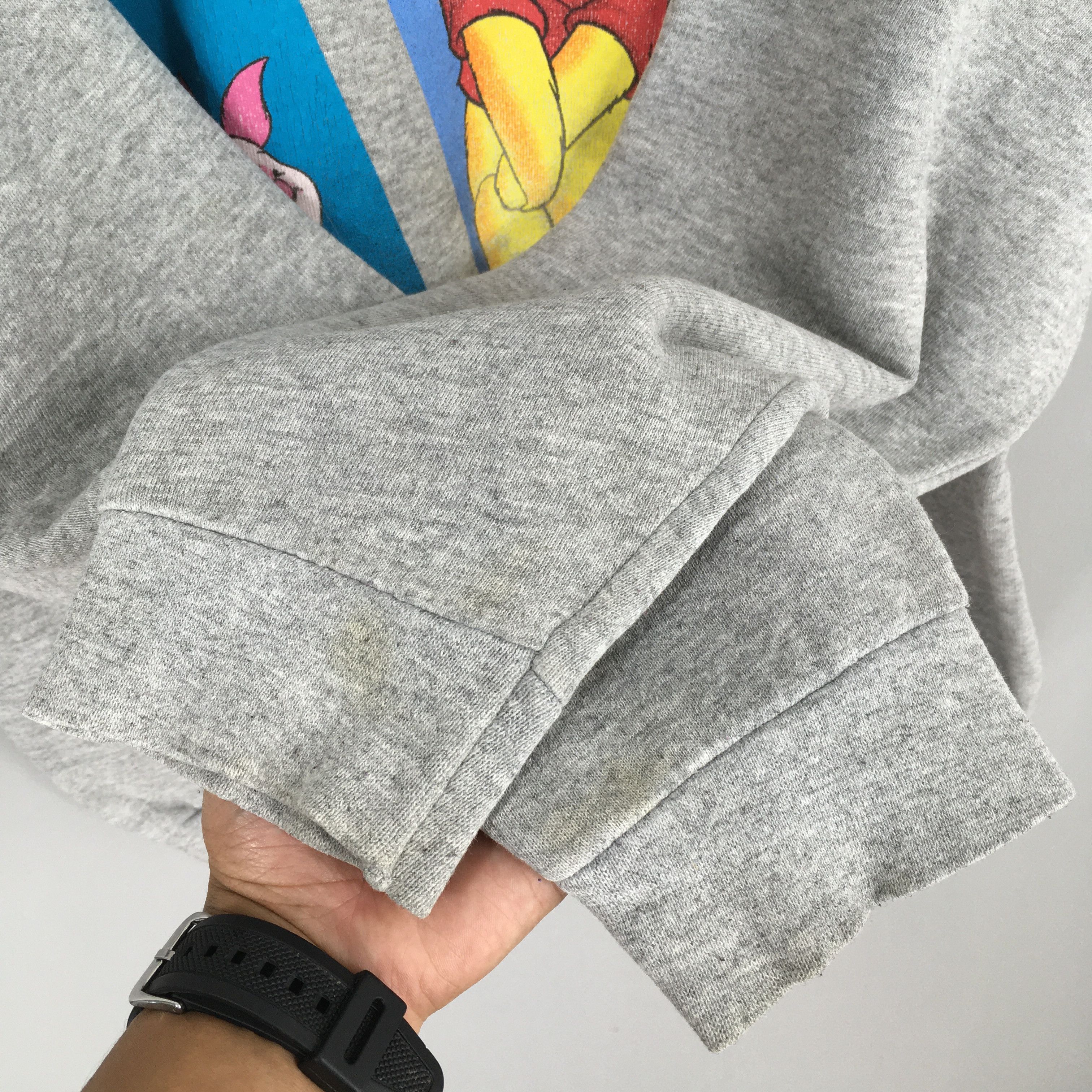 Disney Vintage Winnie The Pooh Disney Gray Sweatshirt XLarge Size US XL / EU 56 / 4 - 5 Thumbnail