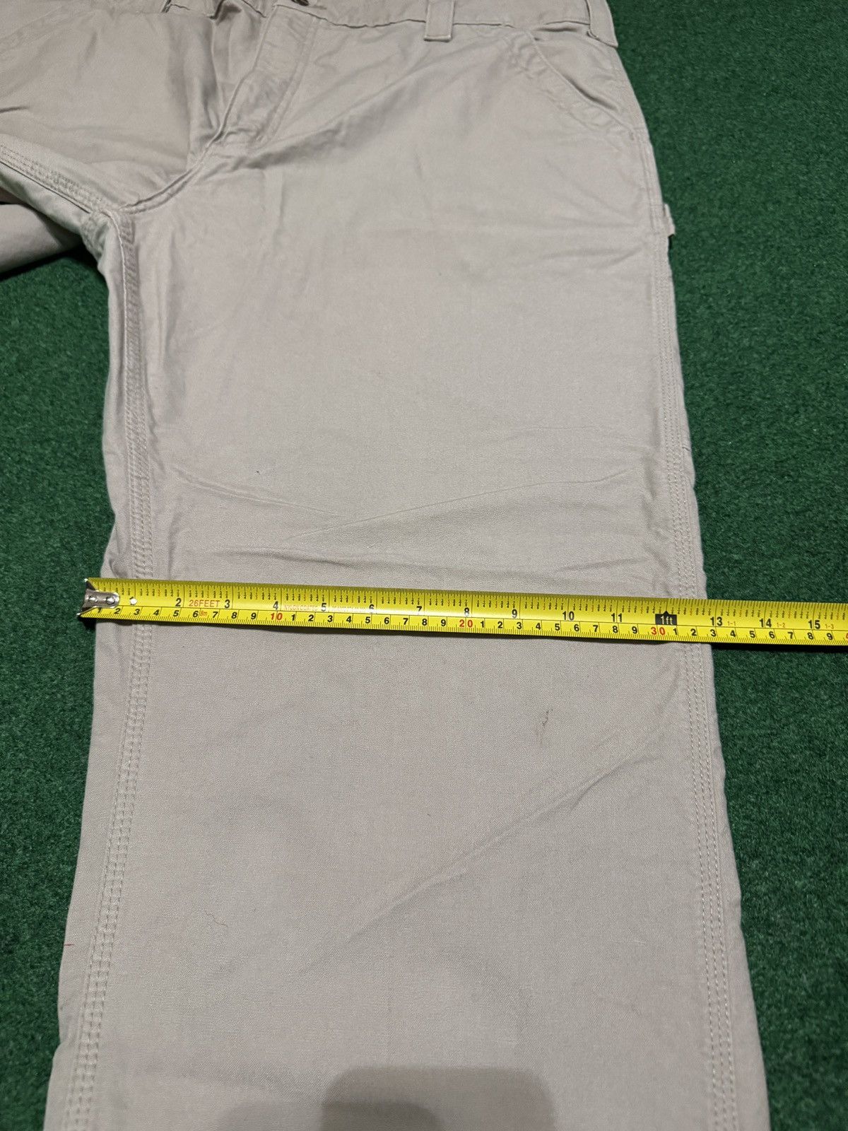 Carhartt Carhartt Carpenter Khaki Biege 40x32 Relaxed Wide Leg Pants Size US 40 / EU 56 - 7 Thumbnail