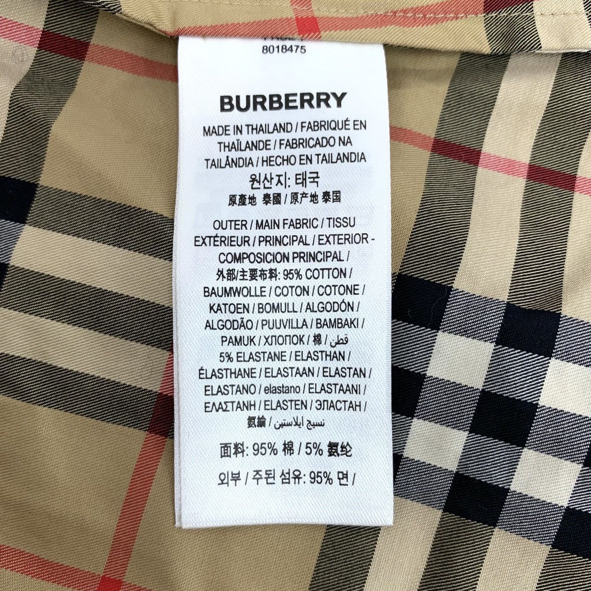 Burberry Burberry Brown Check Cotton Collared Long Sleeve Shirt K26WX Size S / US 4 / IT 40 - 6 Thumbnail