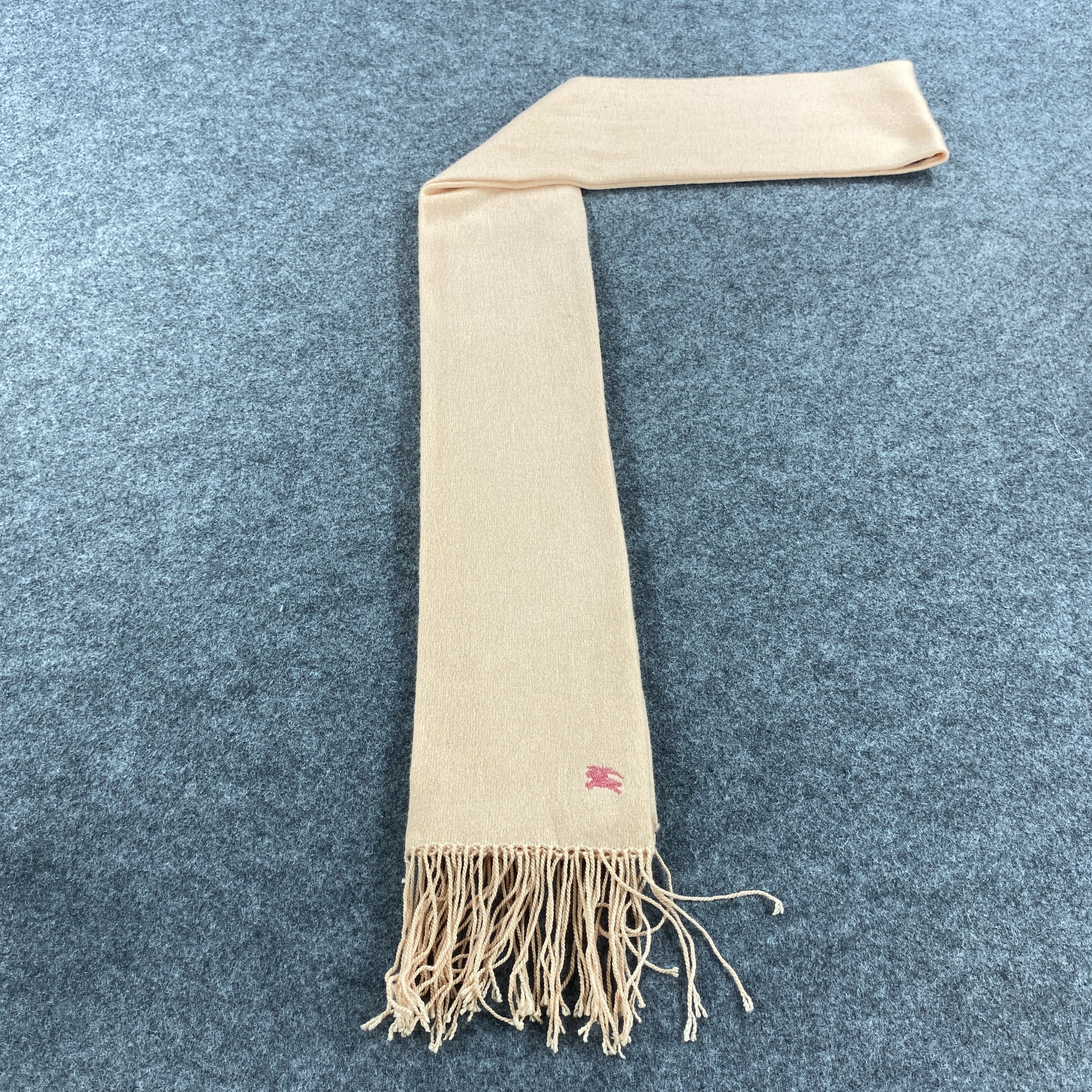 Burberry × Vintage Burberry Blue Label Scarf # Muffler # Neckwear # D605 Size ONE SIZE - 7 Thumbnail