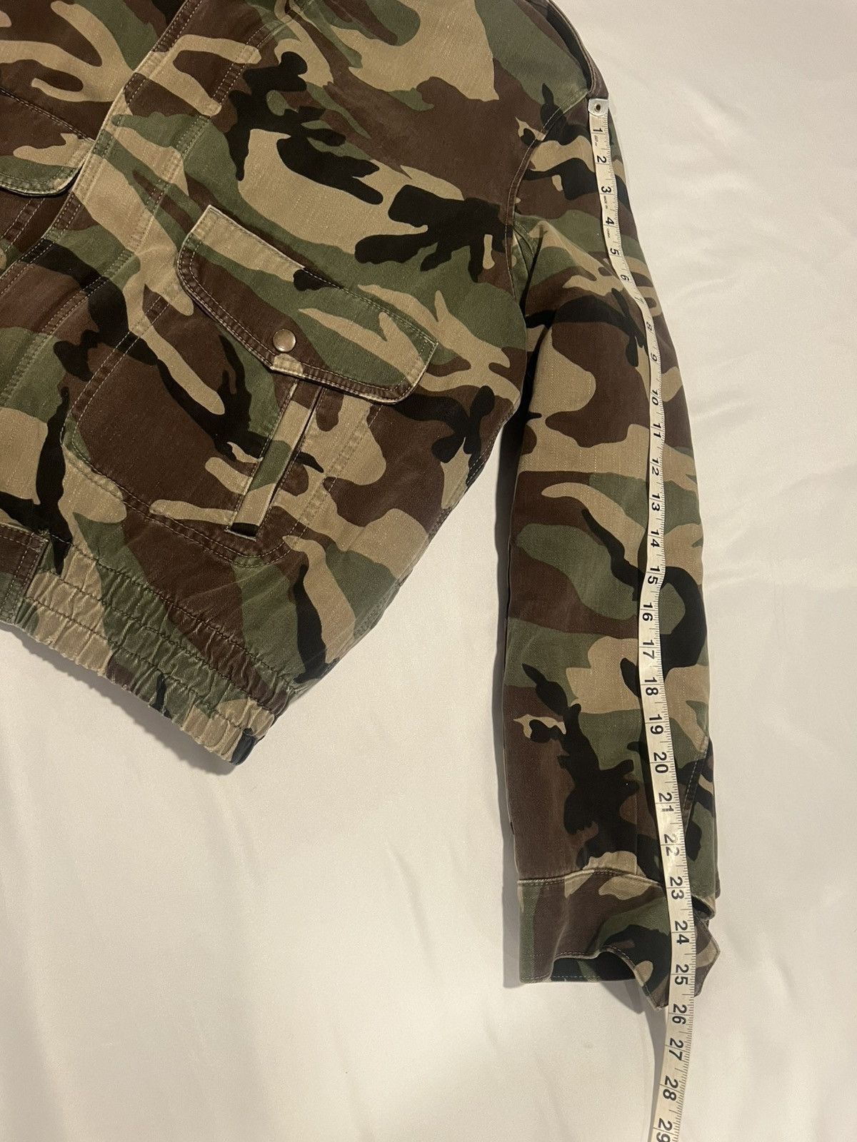 Saint Laurent Paris Saint Laurent men’s camo shearling jacket. L. $2290 Size US L / EU 52-54 / 3 - 9 Thumbnail
