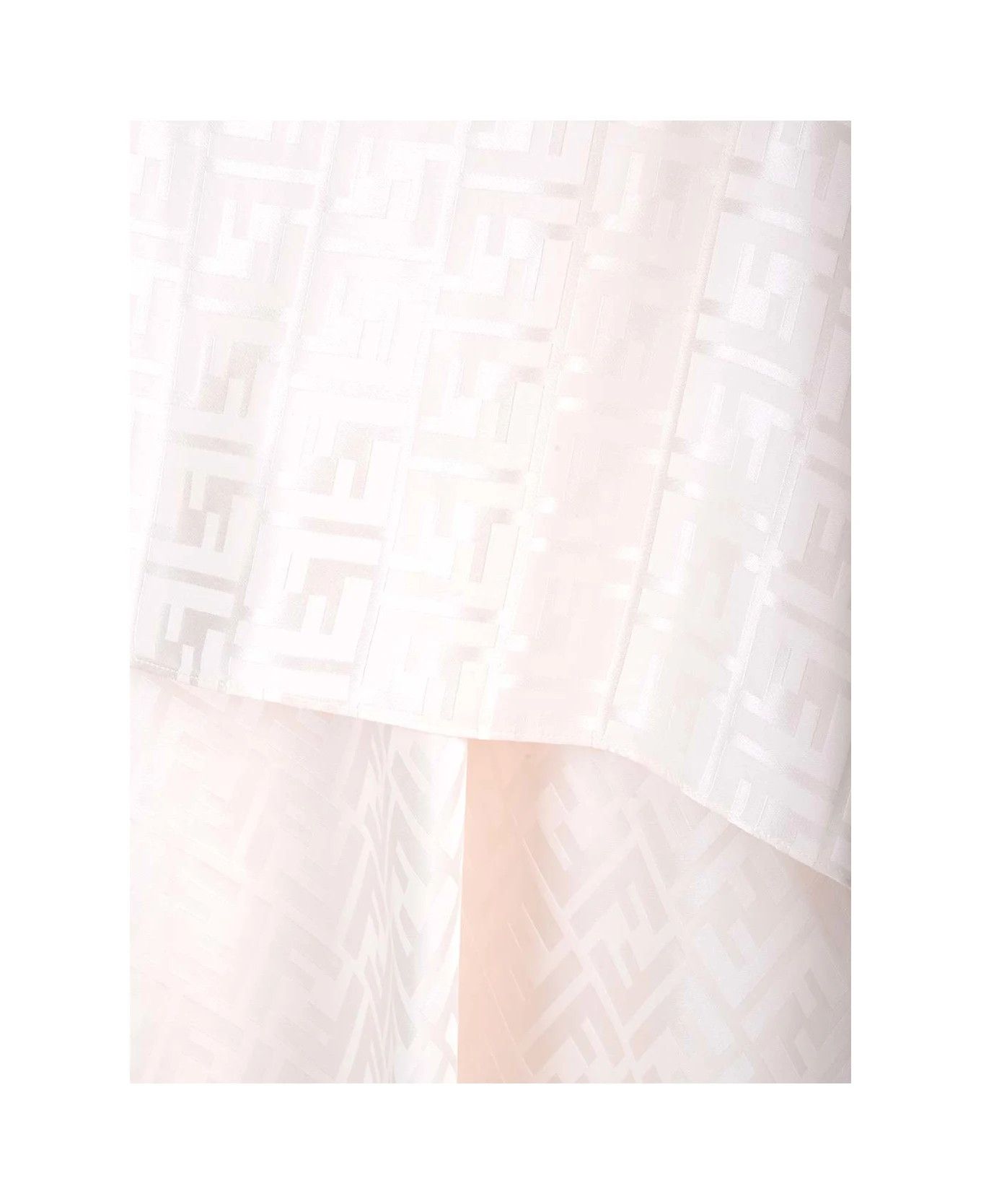 Fendi o1s1wg110426 Skirt in White Size 28" / US 6 / IT 42 - 4 Thumbnail