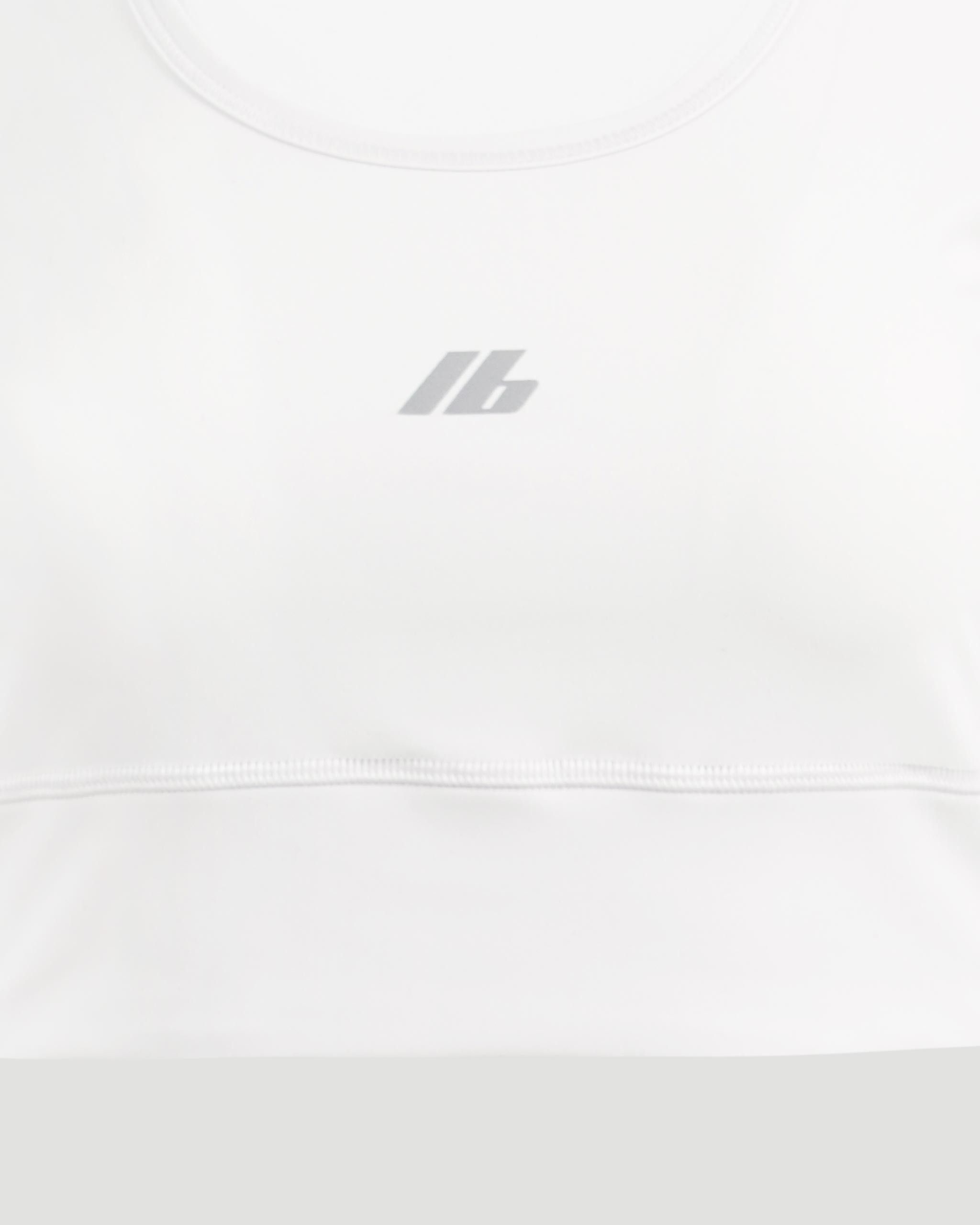 Balenciaga o1tr1nto1025 Activewear Long Sleeve Sports Bra in Ivory Size S / US 4 / IT 40 - 3 Thumbnail