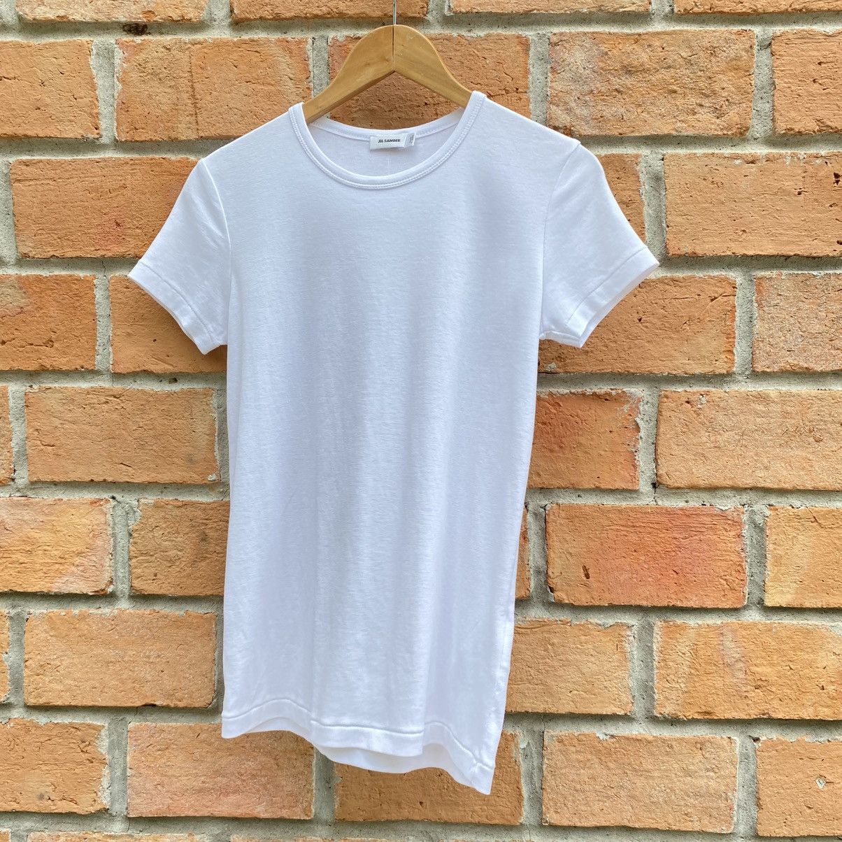 Jil Sander Jil Sander White Crew Neck Tee Size M / US 6-8 / IT 42-44 - 4 Thumbnail