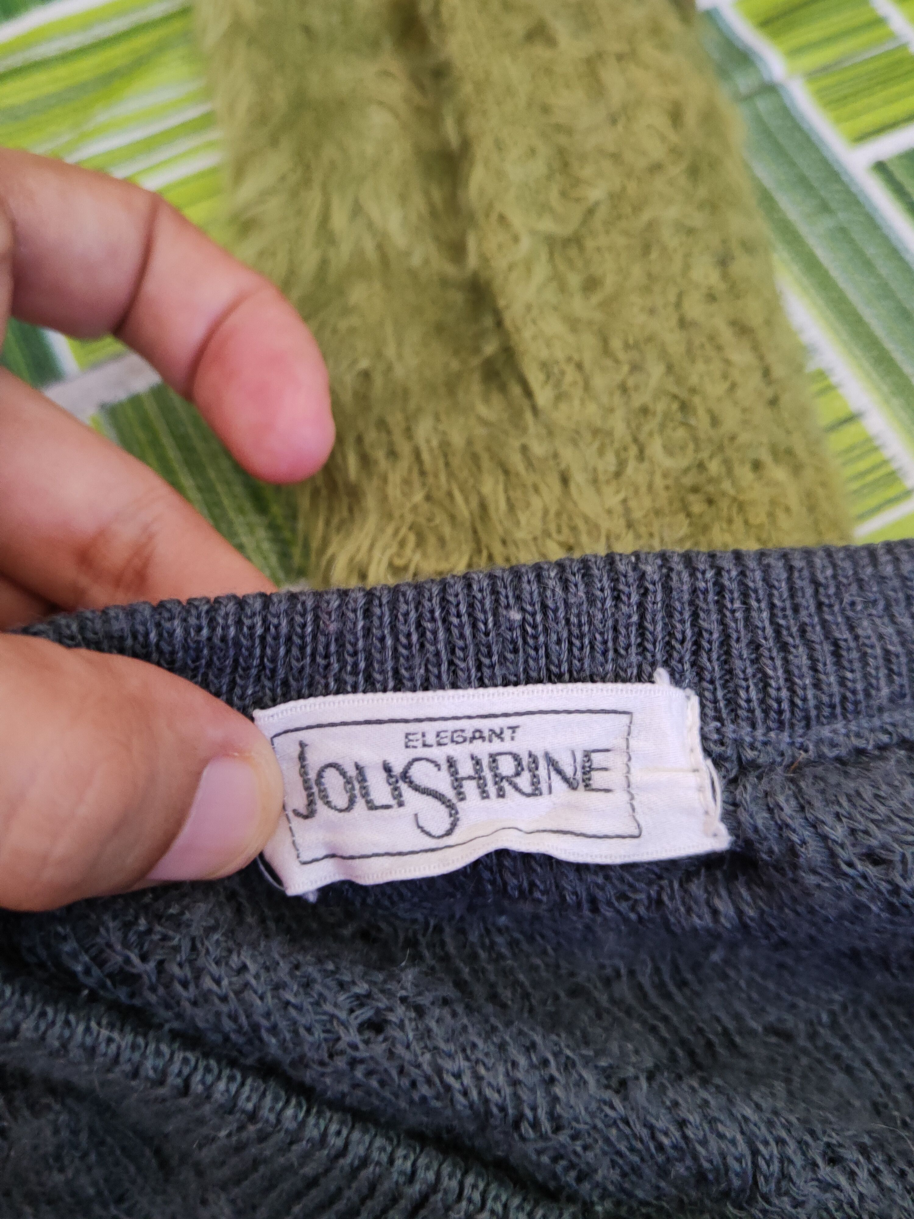 Homespun Knitwear 3D Dots Joli Shrine Dark Gray Knitwear Sweatshirts #SS1689 Size US S / EU 44-46 / 1 - 12 Thumbnail