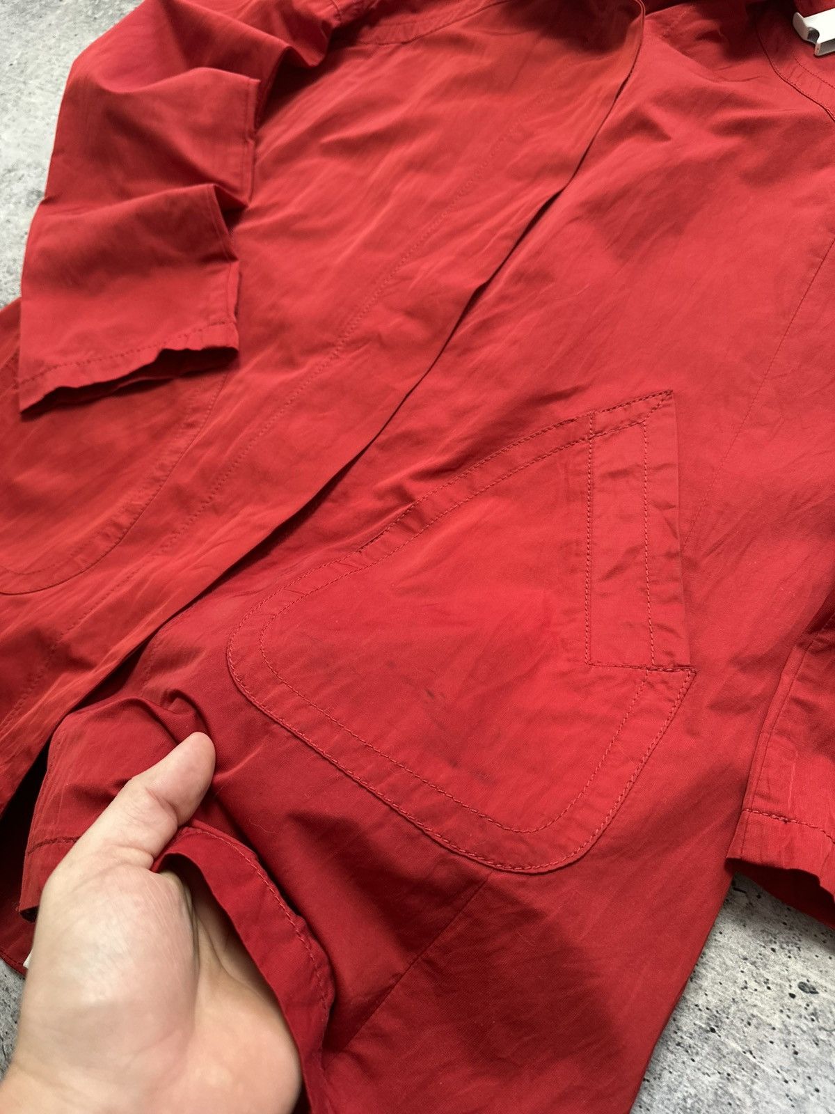 Dolce & Gabbana Vintage 90s Dolce Gabbana Rain Hooded Jacket D&G Trench Size M / US 6-8 / IT 42-44 - 9 Thumbnail