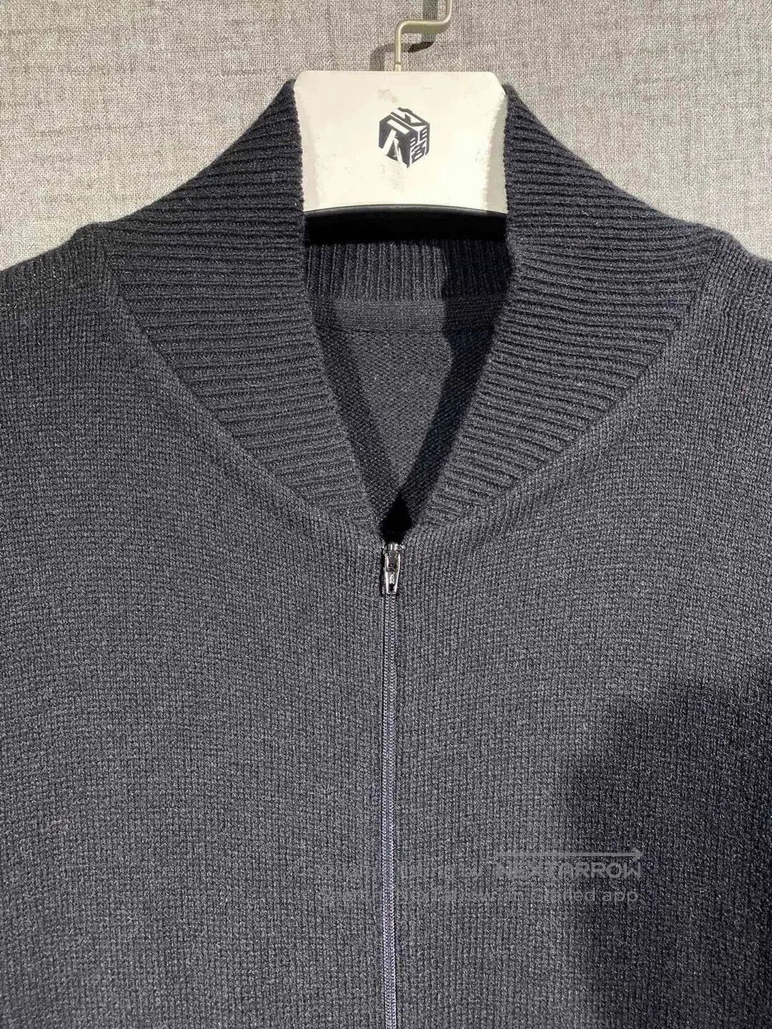 Yashi Yamamuri men's long knitted coat with patterns. Size US XXL / EU 58 / 5 - 4 Thumbnail