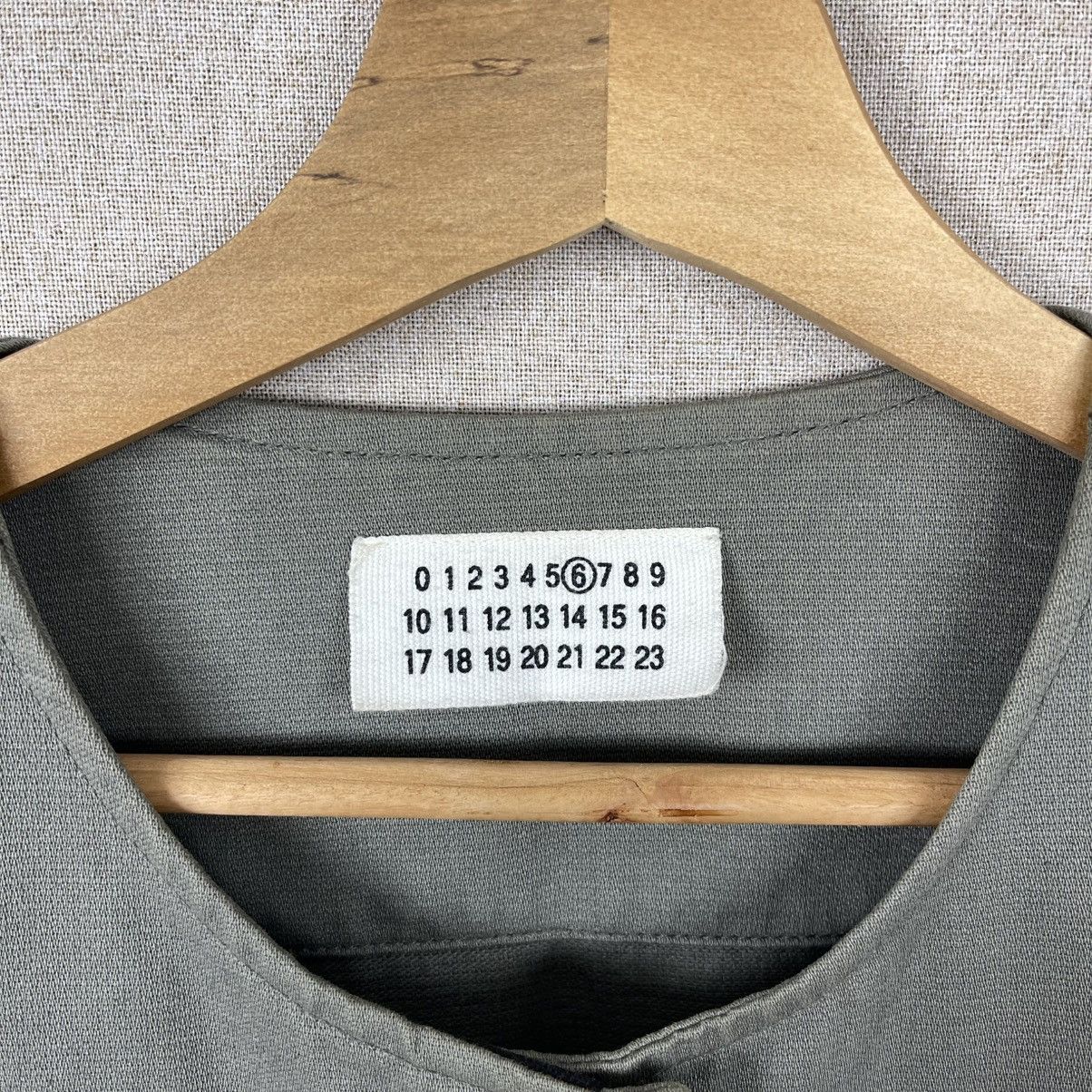 VINTAGE 90s MAISON MARGIELA KHAKI CANVAS COAT