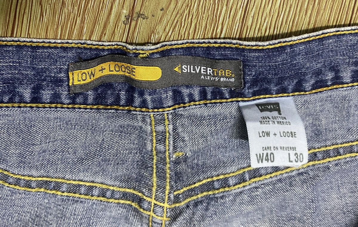 Levi's Rare Design Vintage Brand Levis SilverTab Loose Jeans 2000s Size US 40 / EU 56 - 9 Thumbnail
