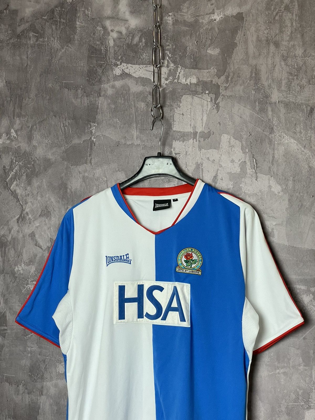 Lonsdale × Vintage 00s Vintage Longsdale x Blackburn Rovers F.C Soccer Jersey Size US S / EU 44-46 / 1 - 2 Thumbnail