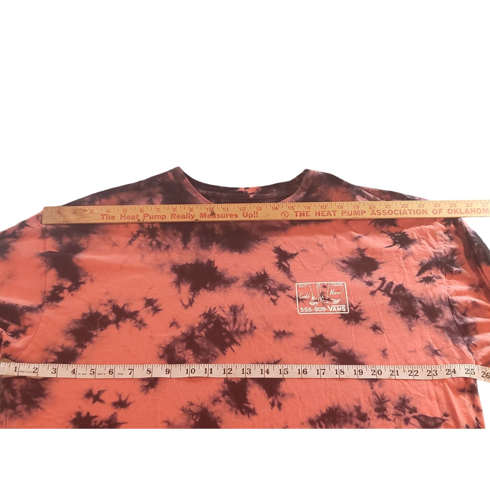 Vans Vans Premium Tie Dye Tshirt Men Sz XXL Double Sided Pink Bla Size US XXL / EU 58 / 5 - 4 Thumbnail