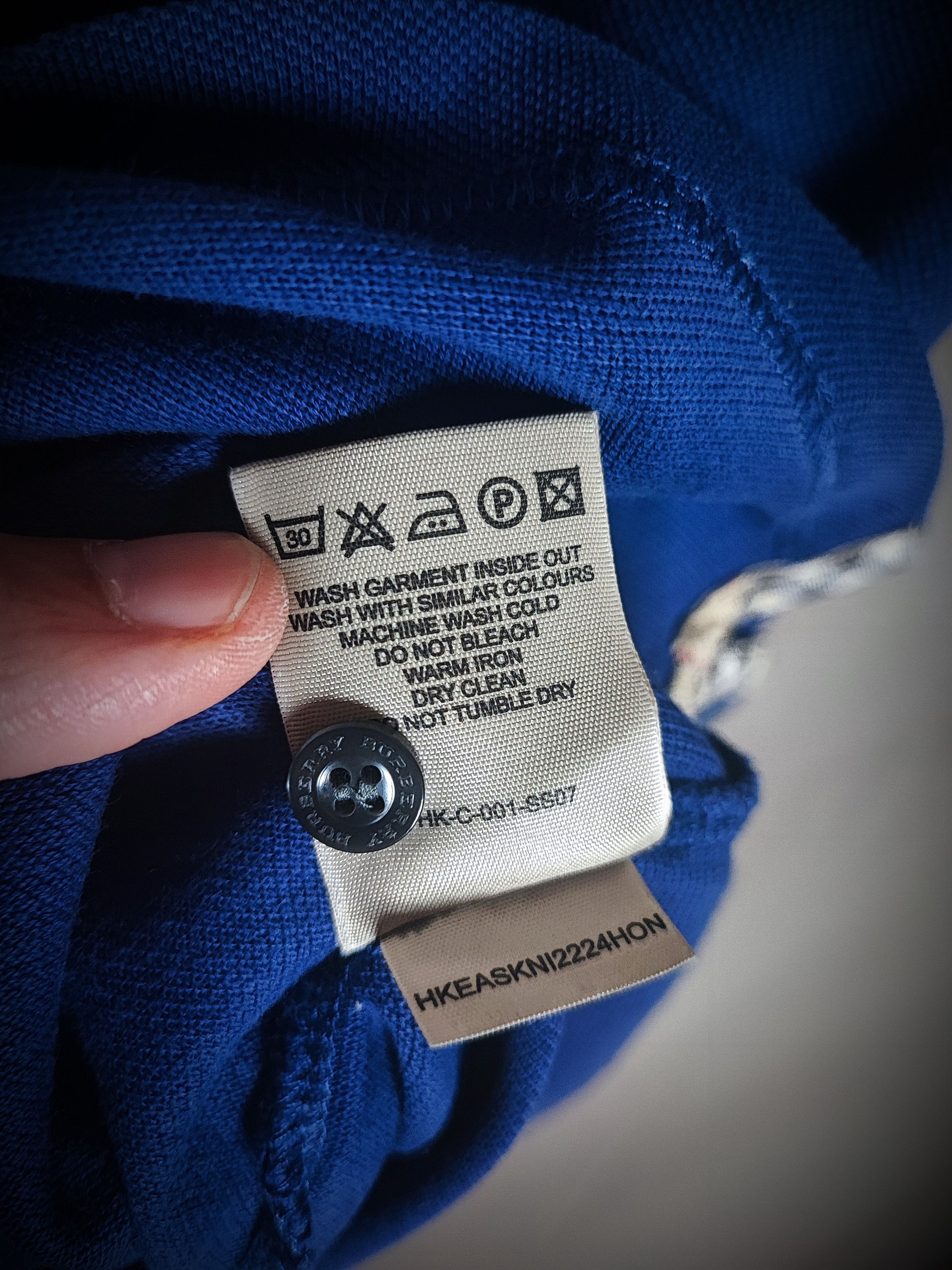 Burberry Burberry polo shirt S blue Size US S / EU 44-46 / 1 - 9 Thumbnail